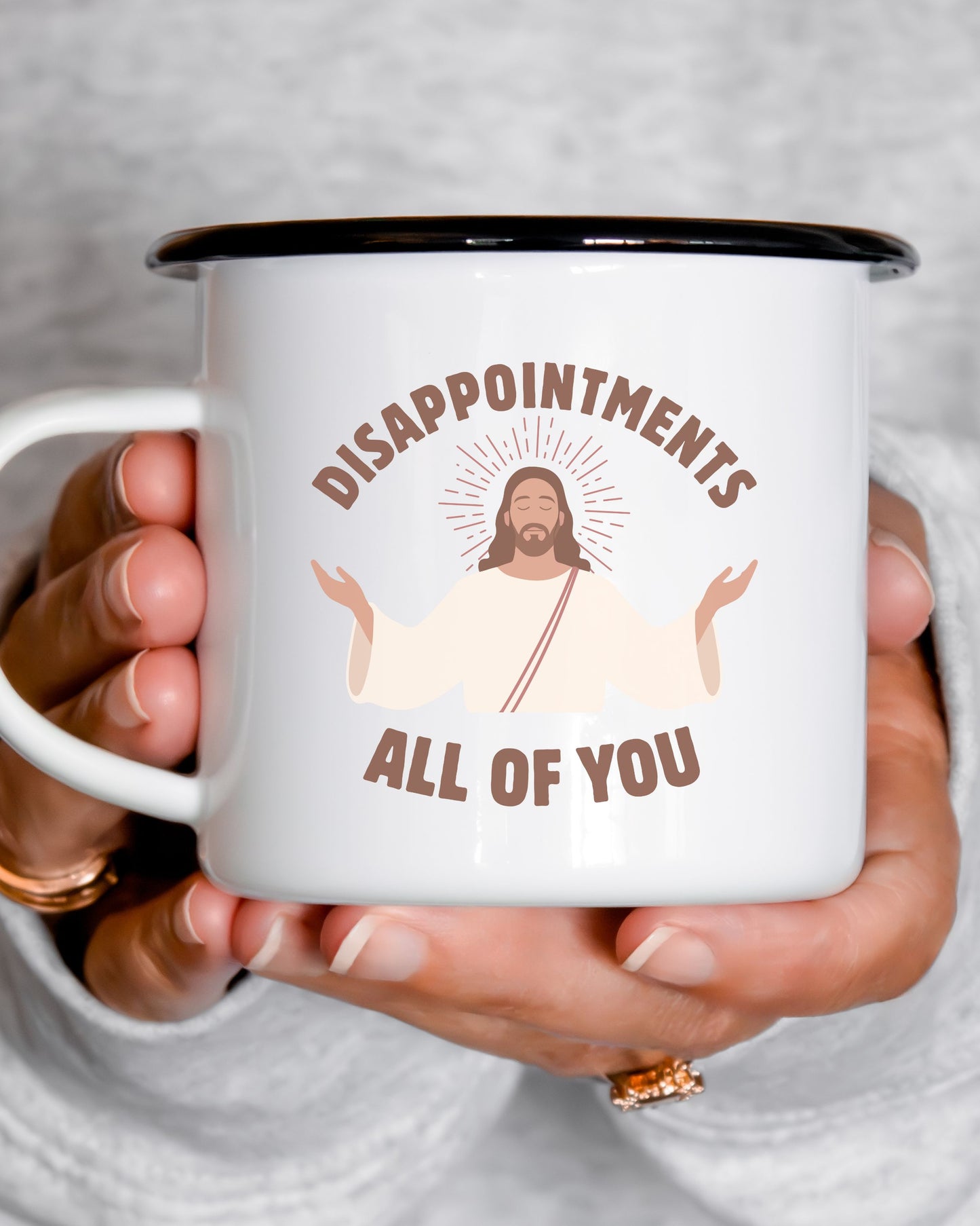 Disappointments All of You Mug – Sarcastic Jesus Dark Humor Coffee Cup