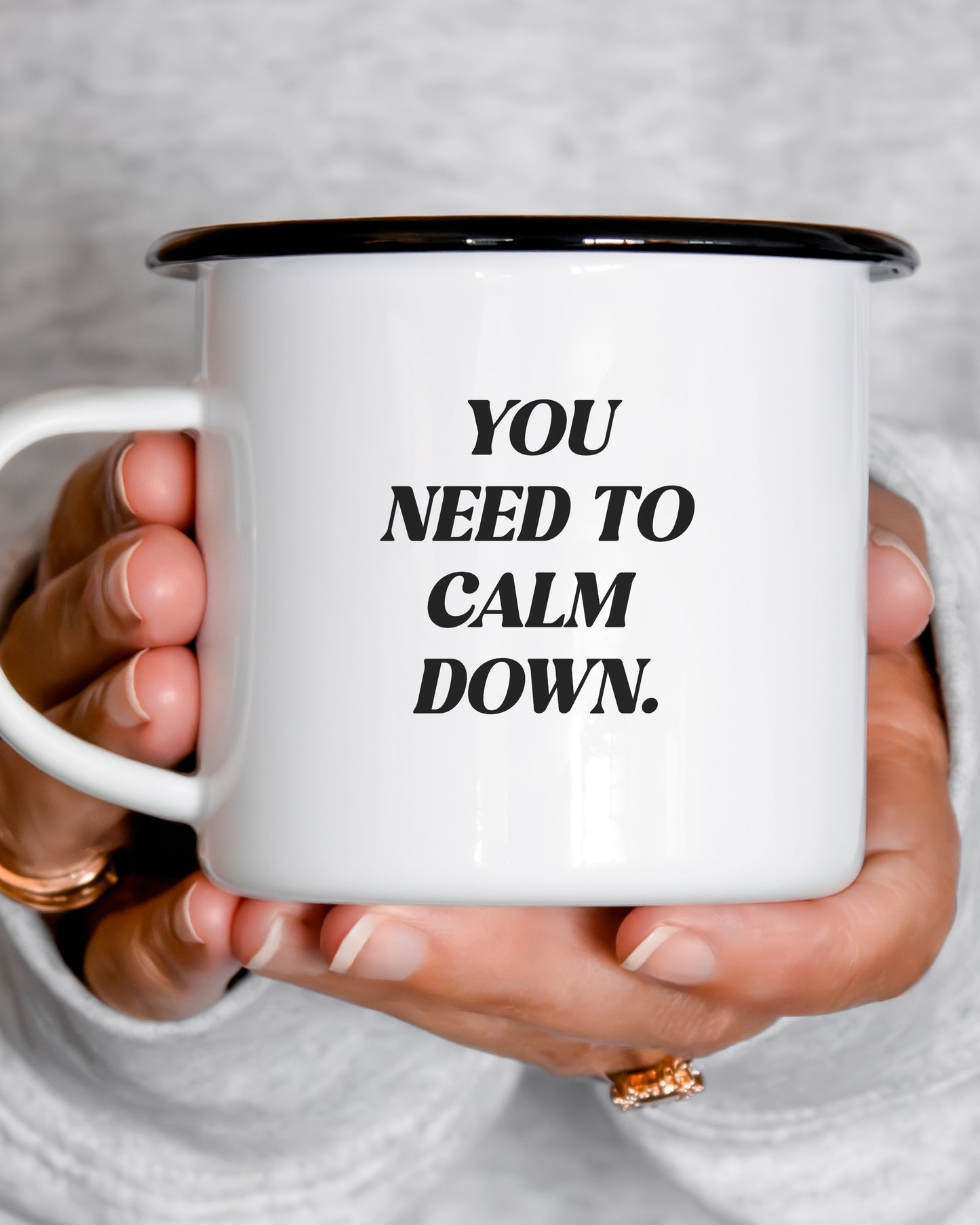 You Need to Calm Down Mug – Office Sarcasm & Mom Life Coffee Cup