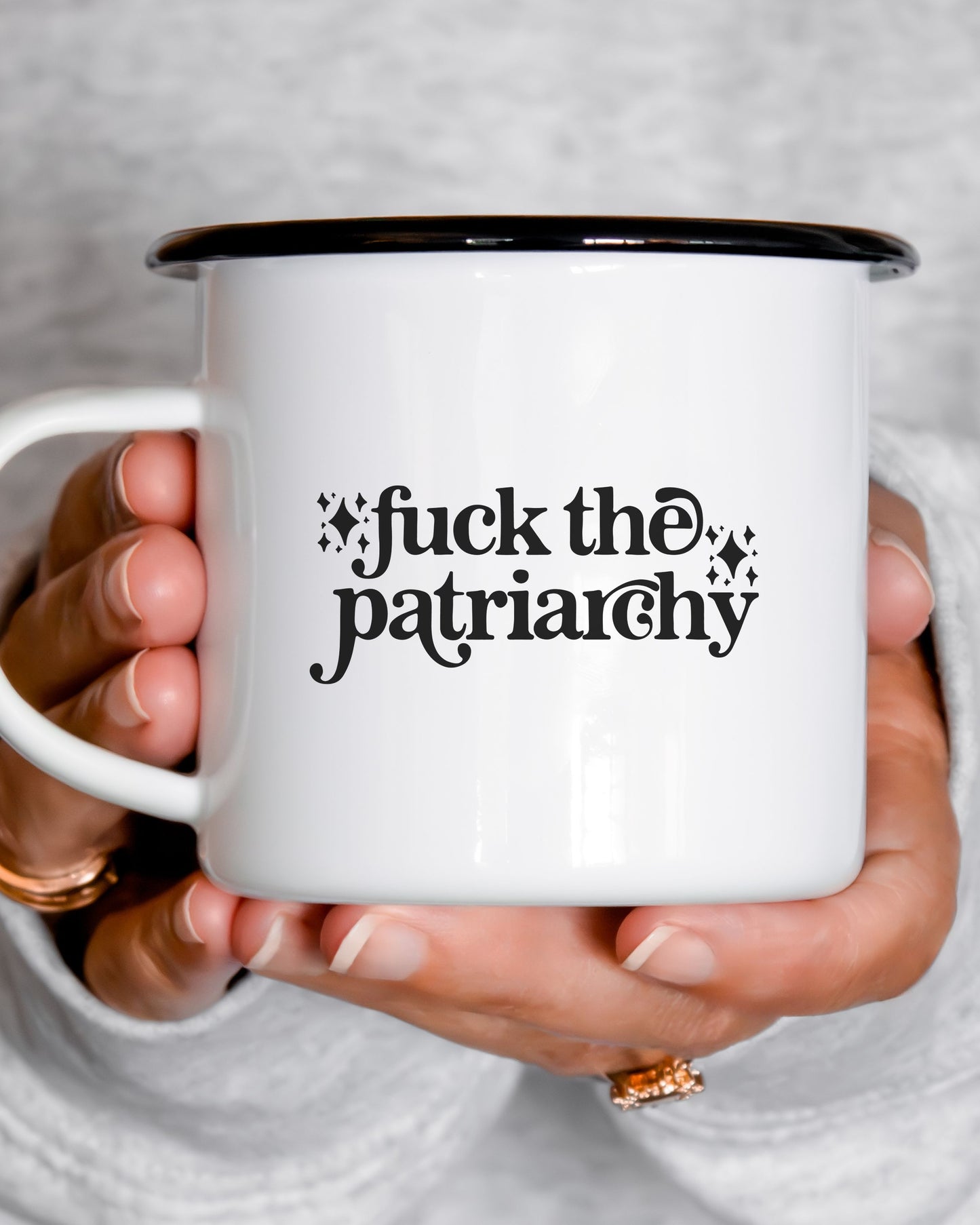 Fuck the Patriarchy Mug – Bold Feminist Political Coffee Cup
