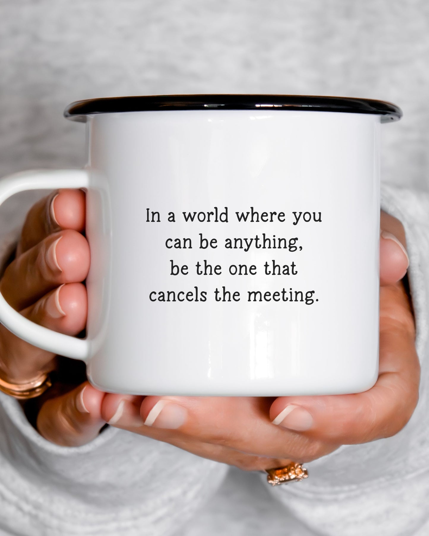 Cancel the Meeting Mug – Sarcastic Office Quote Coffee Cup