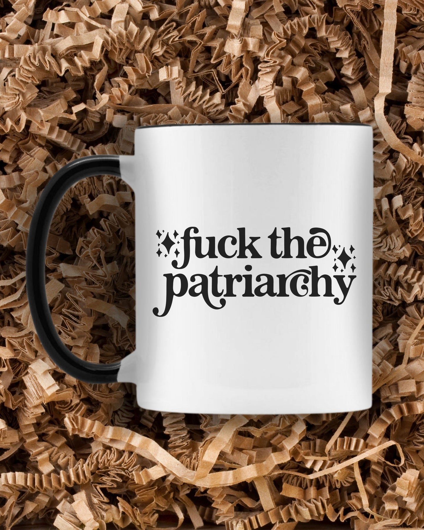 Fuck the Patriarchy Mug – Bold Feminist Political Coffee Cup