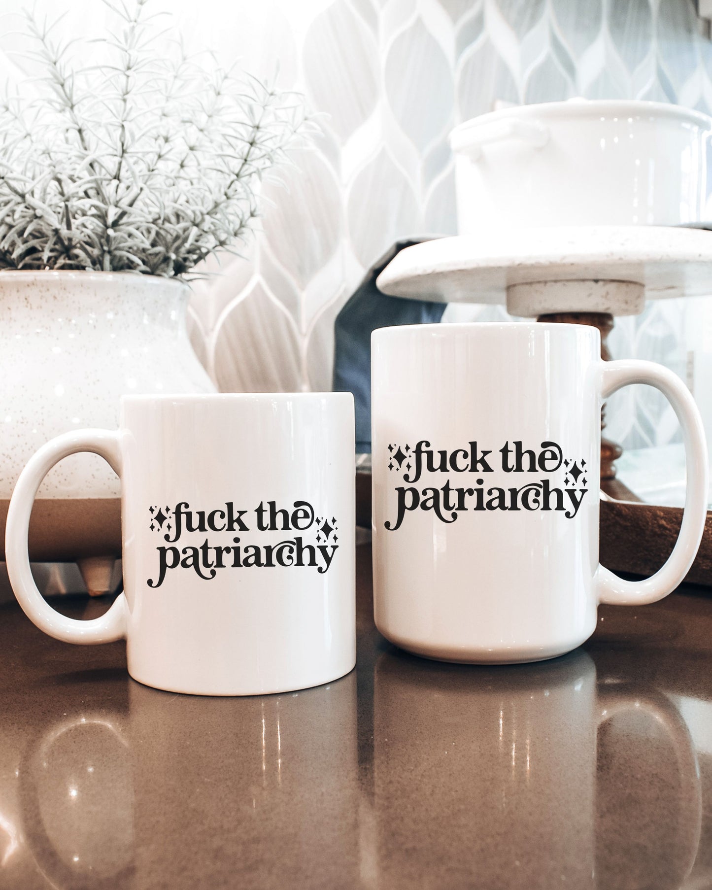 Fuck the Patriarchy Mug – Bold Feminist Political Coffee Cup