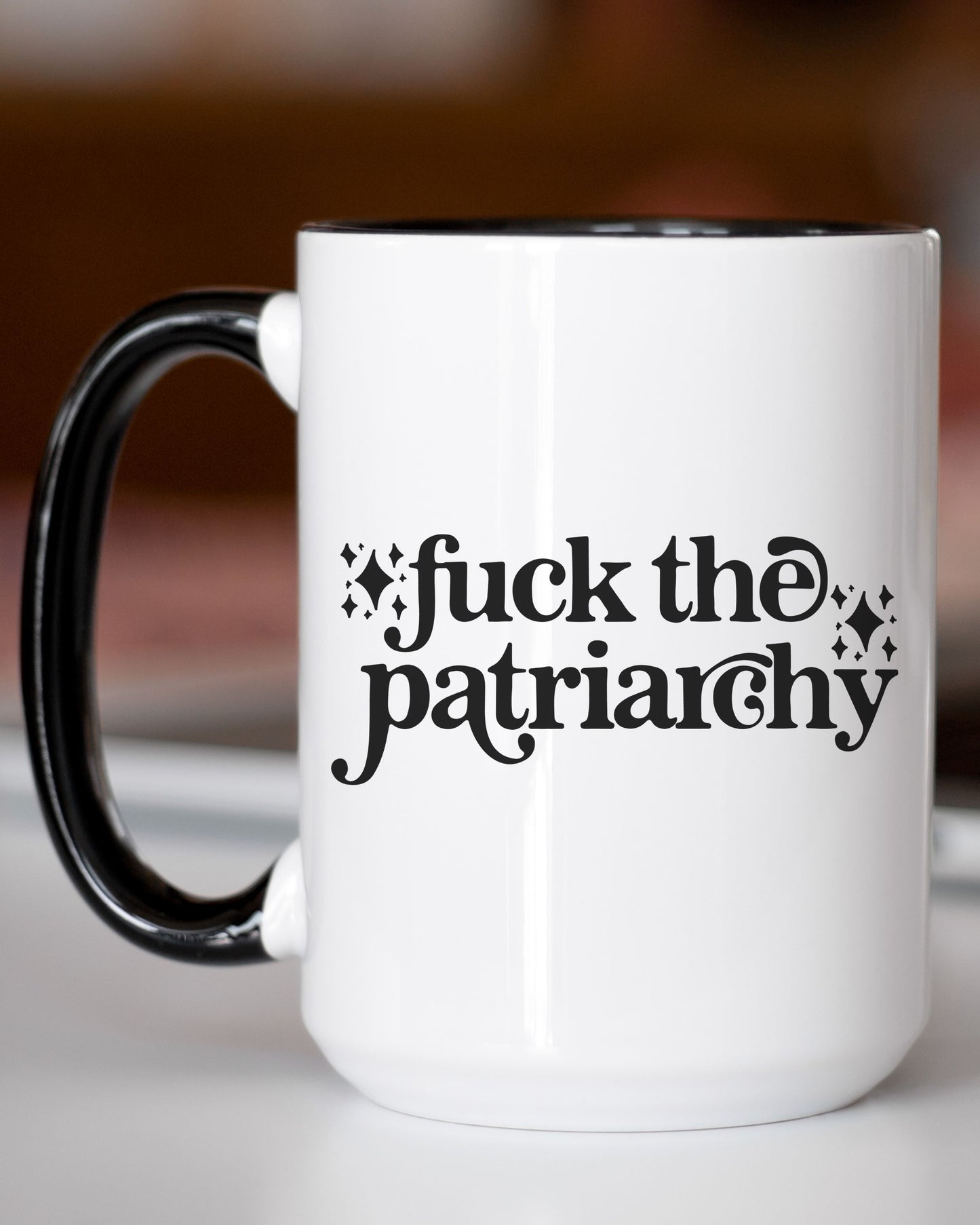 Fuck the Patriarchy Mug – Bold Feminist Political Coffee Cup