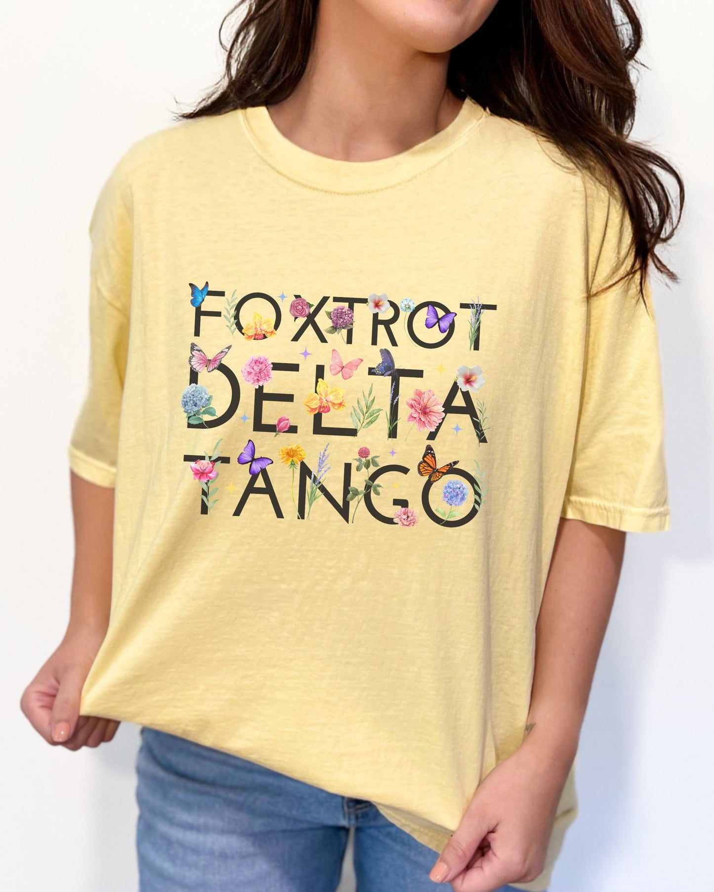 Foxtrot Delta Tango T-Shirt – Graphic Comfort Colors Tee