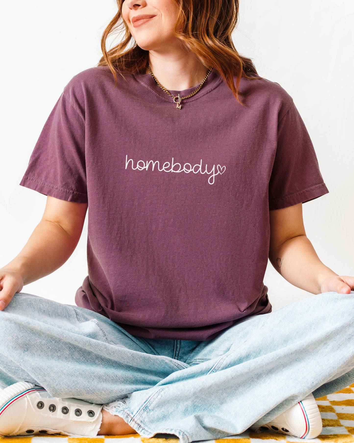 Homebody T-Shirt – Comfort Colors Cozy Minimalist Graphic Tee