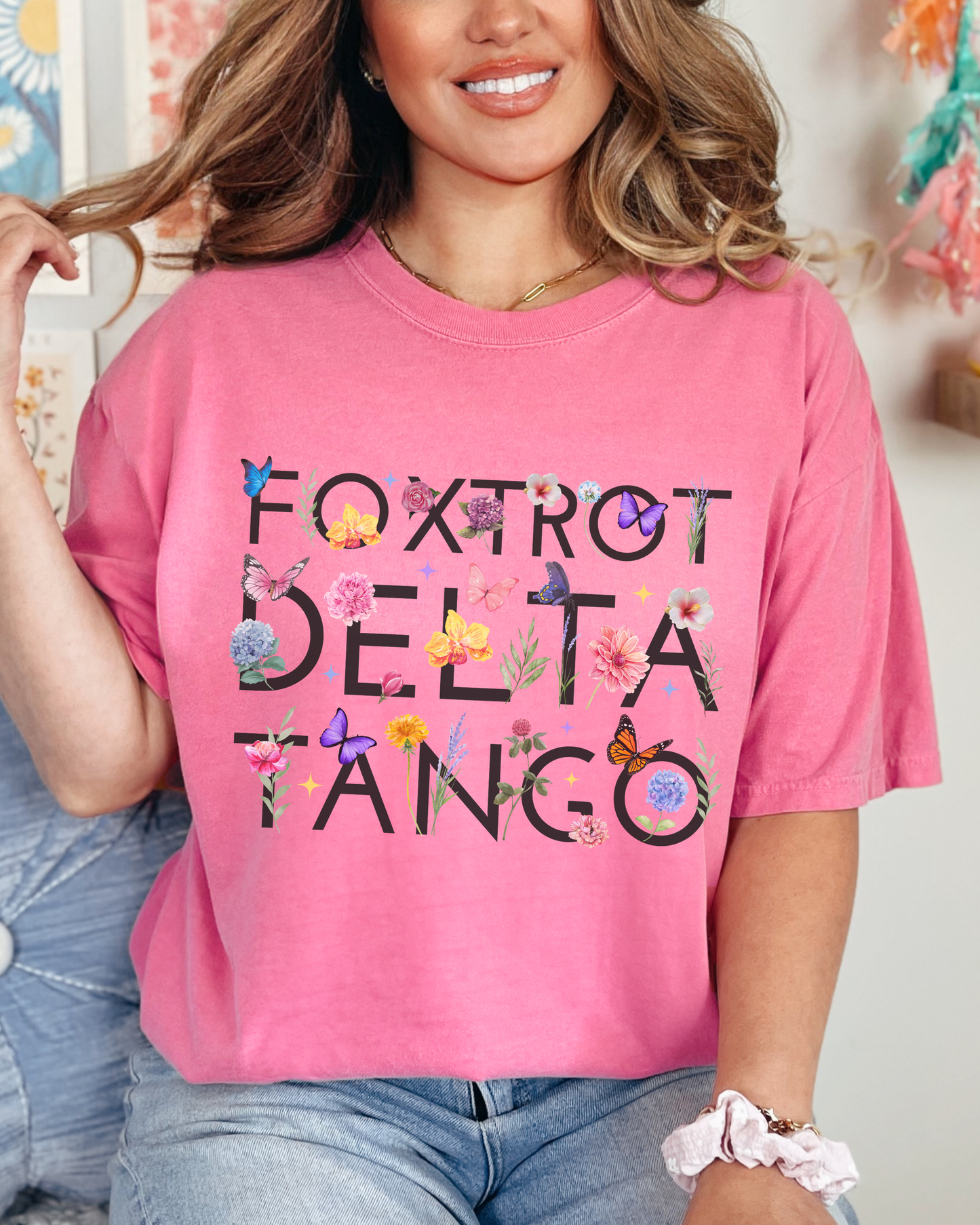 Foxtrot Delta Tango T-Shirt – Graphic Comfort Colors Tee