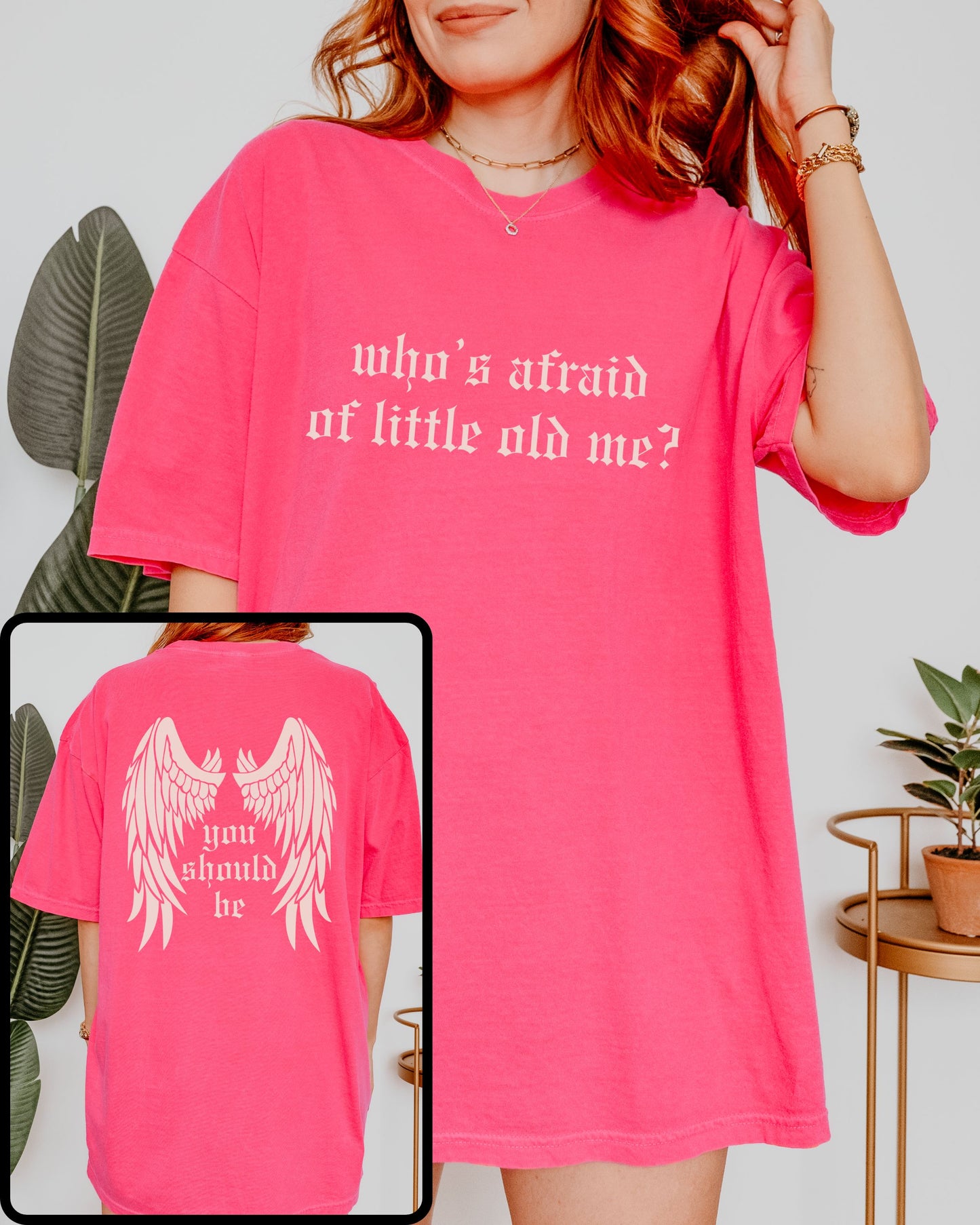 soft vintage comfort colors shirt with front and back design