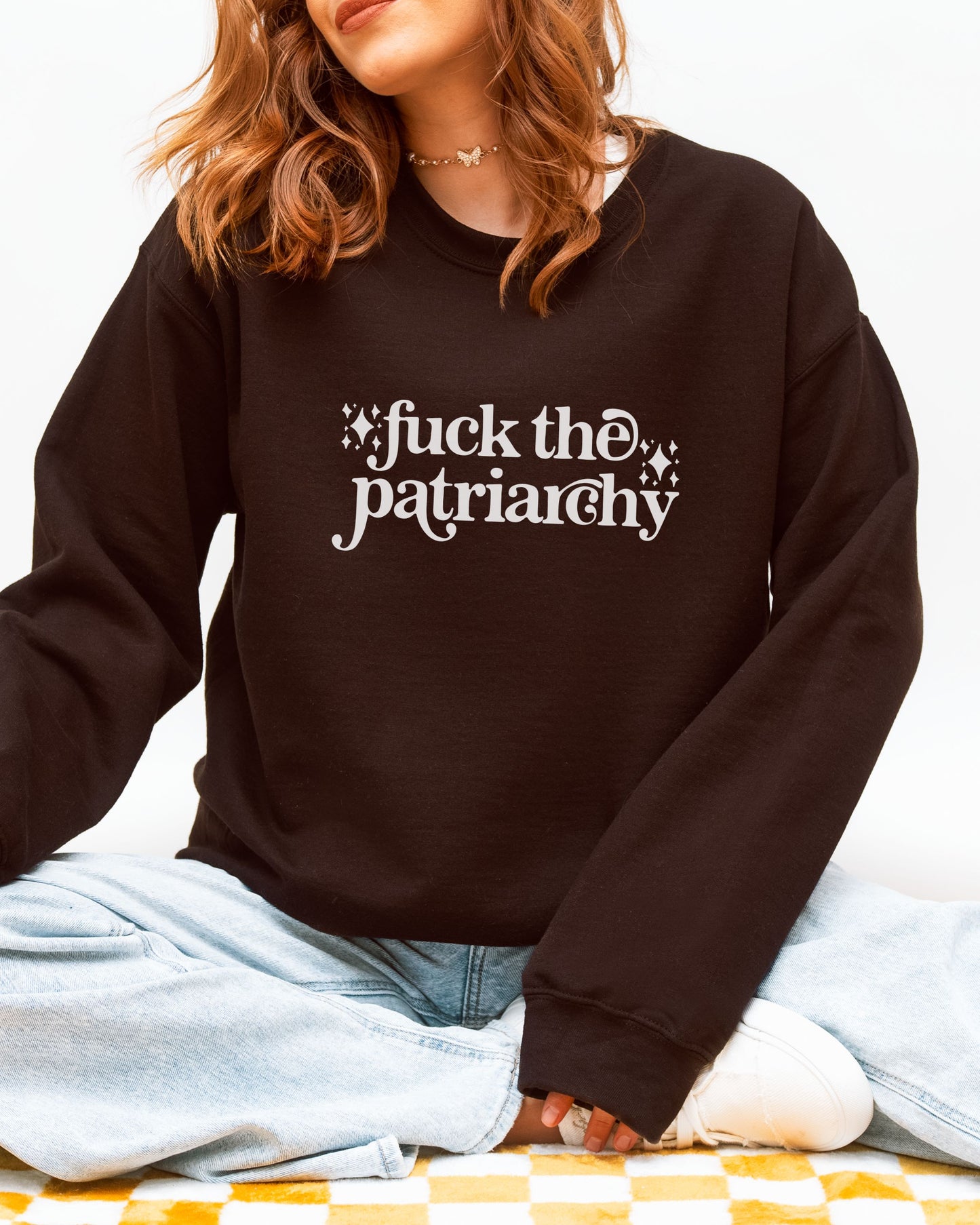Fuck the Patriarchy Sweatshirt – Gildan Feminist Political Crewneck