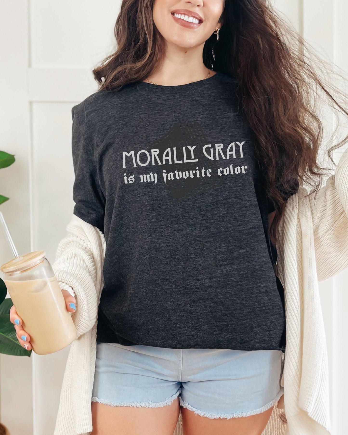 Morally Gray Is My Favorite Color T-Shirt – Bookish Dark Academia Tee