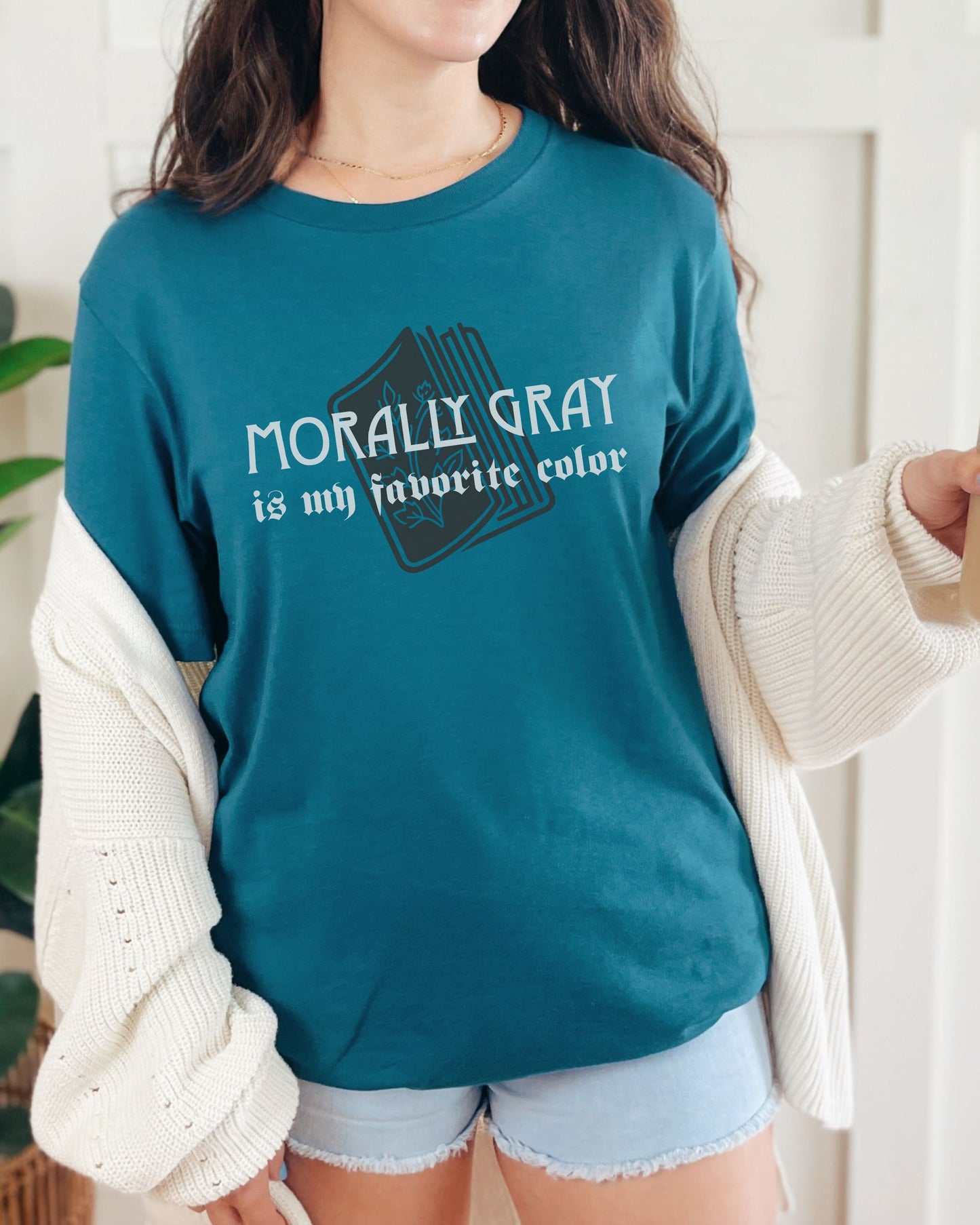 Morally Gray Is My Favorite Color T-Shirt – Bookish Dark Academia Tee