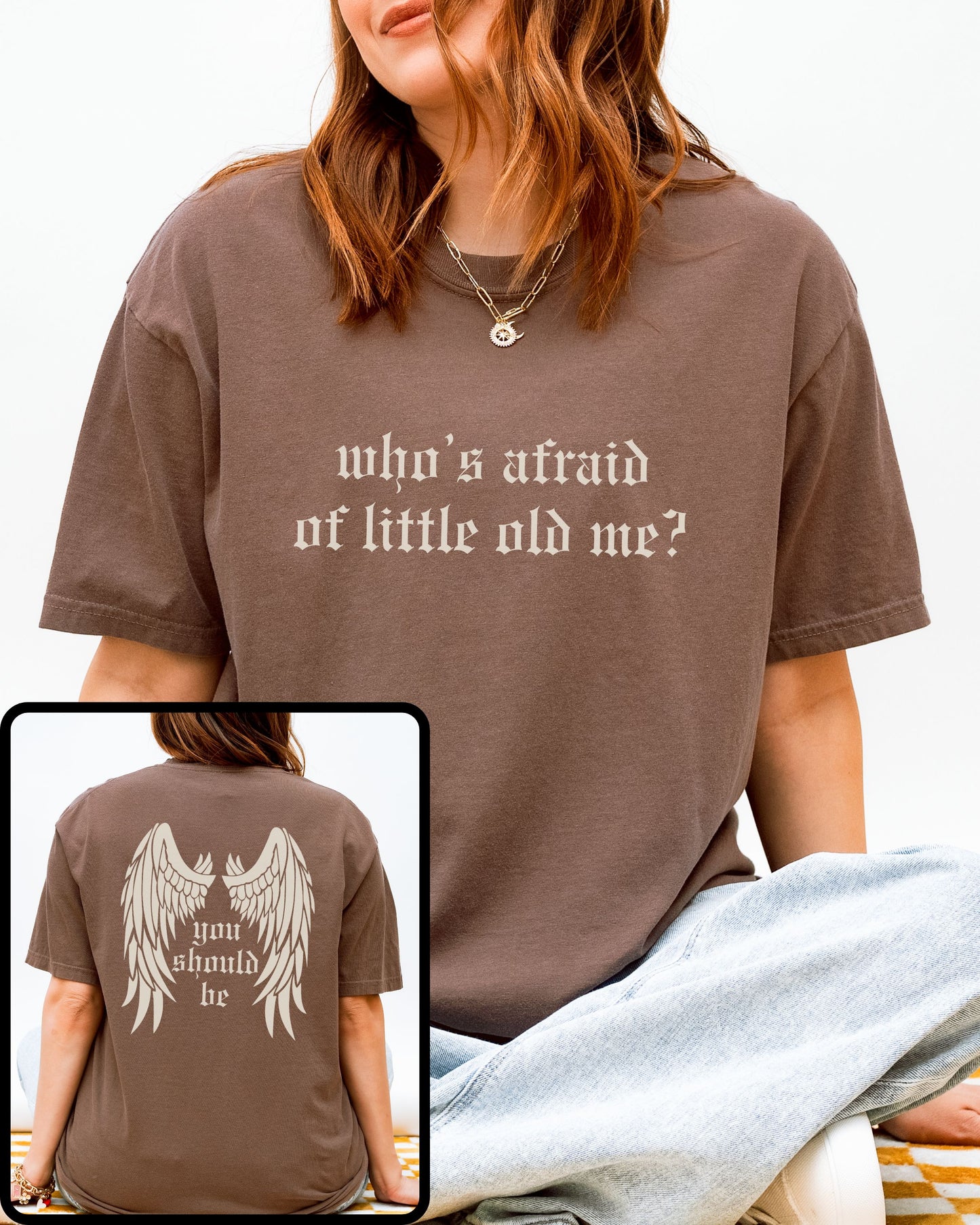 soft vintage comfort colors shirt with front and back design
