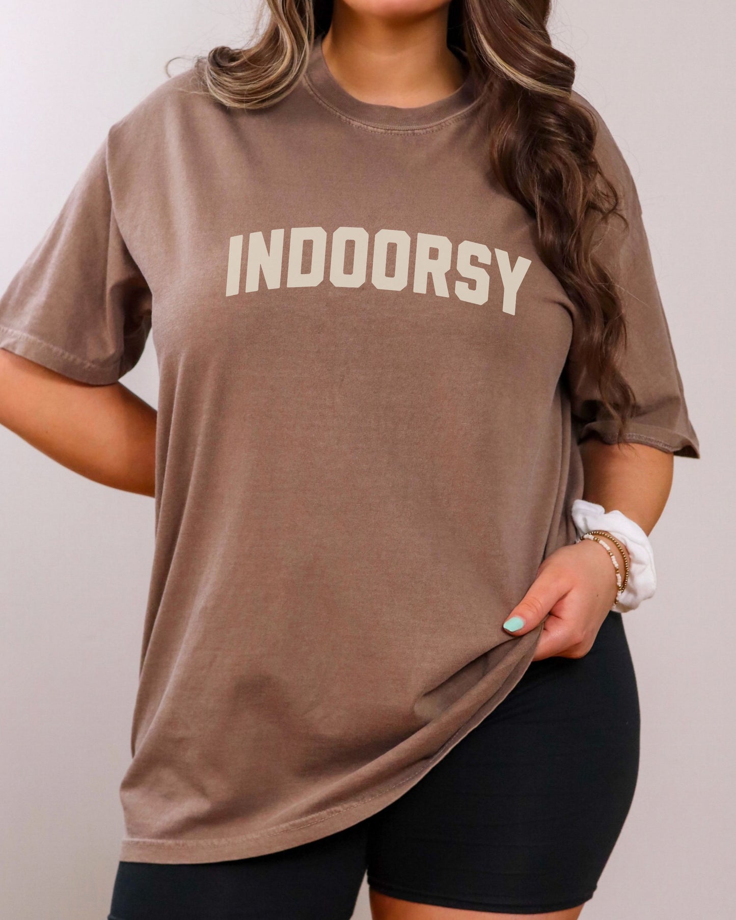 Indoorsy T-Shirt – Comfort Colors Cozy Sarcastic Graphic Tee