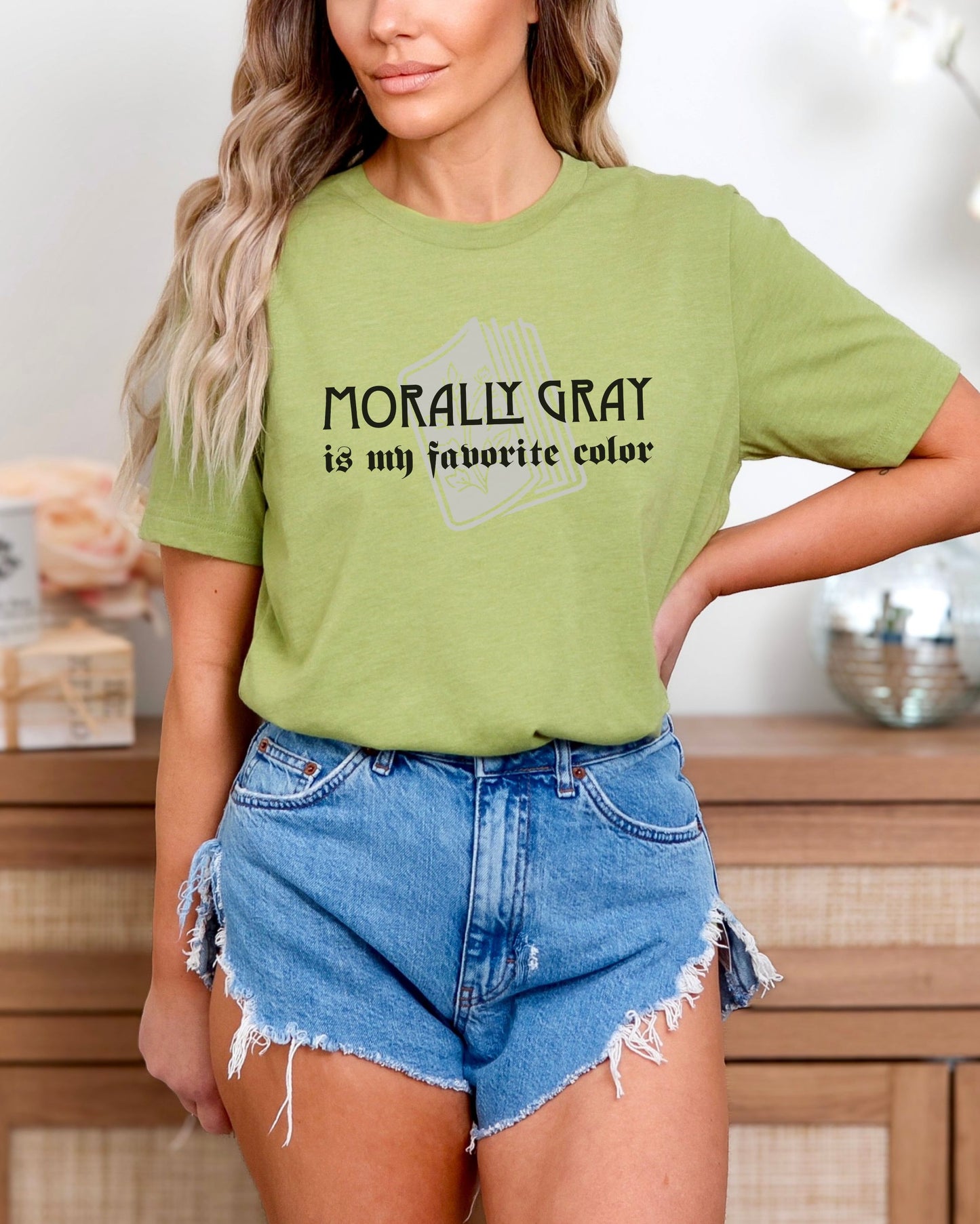 Morally Gray Is My Favorite Color T-Shirt – Bookish Dark Academia Tee
