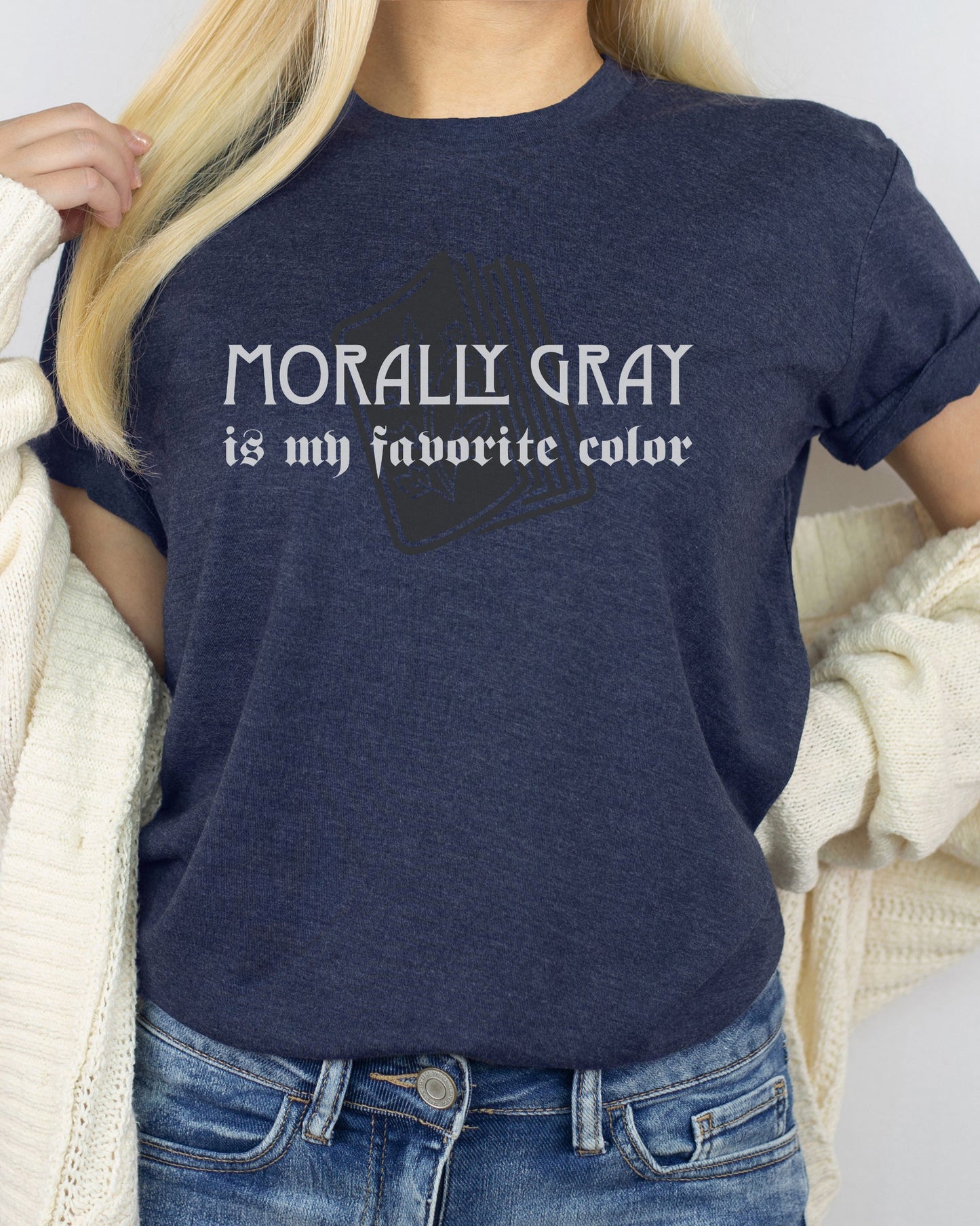Morally Gray Is My Favorite Color T-Shirt – Bookish Dark Academia Tee