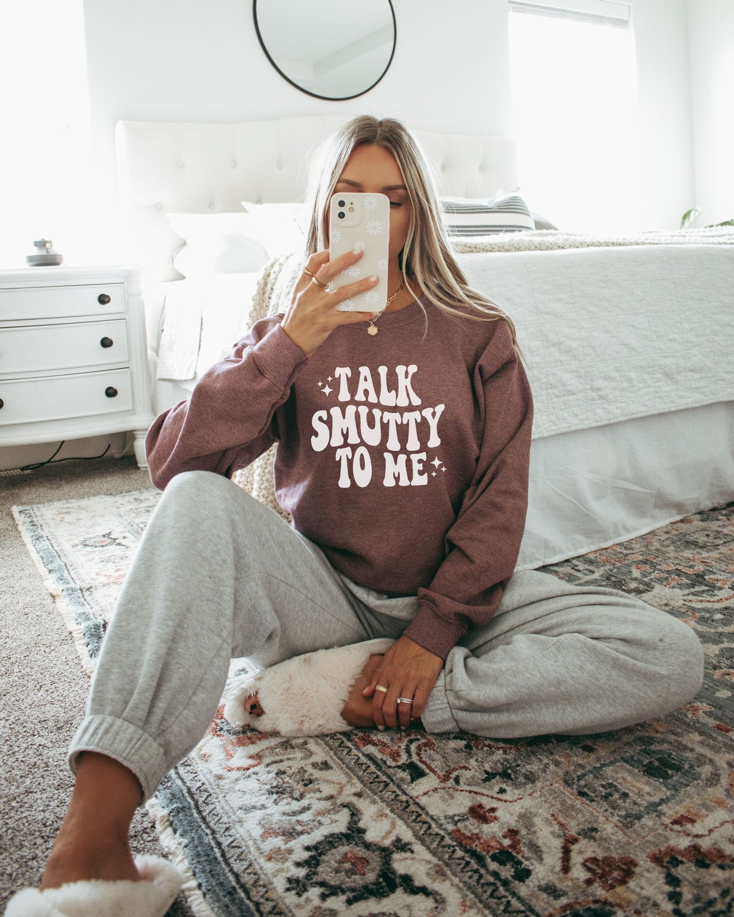 Talk Smutty to Me Sweatshirt – Gildan Cozy Crewneck for Romantasy Readers