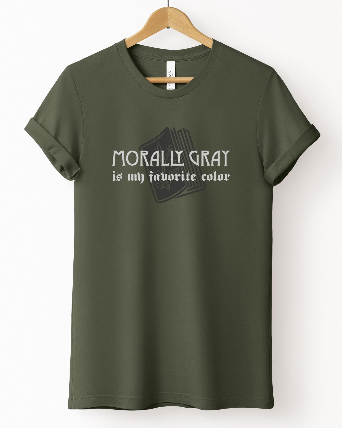 Morally Gray Is My Favorite Color T-Shirt – Bookish Dark Academia Tee