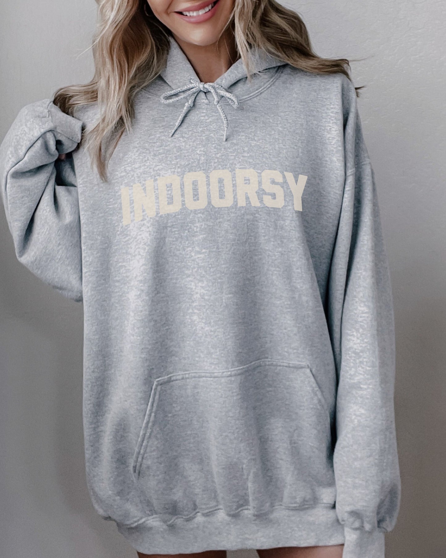 Indoorsy Hoodie – Gildan Cozy Sarcastic Fleece Pullover