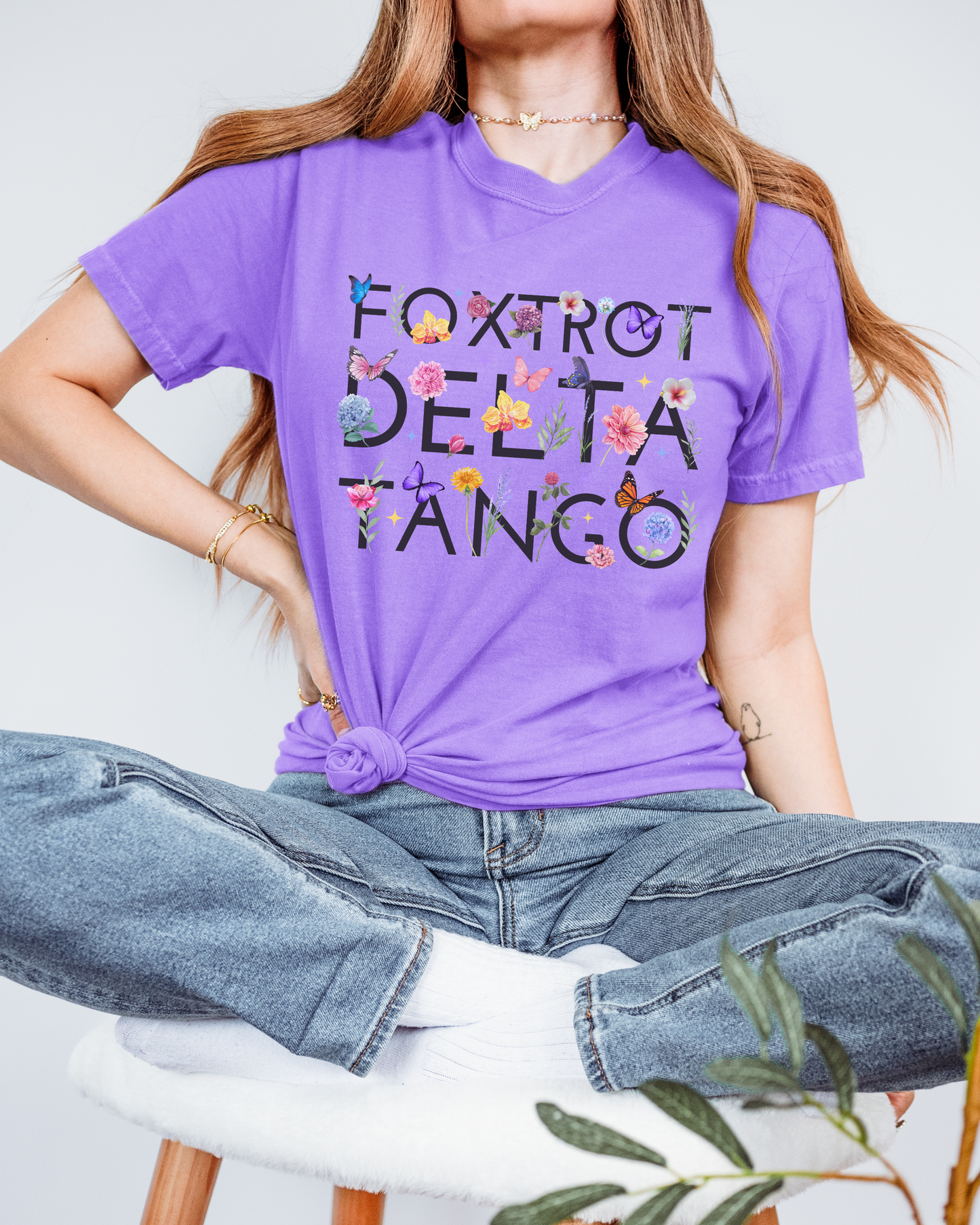 Foxtrot Delta Tango T-Shirt – Graphic Comfort Colors Tee