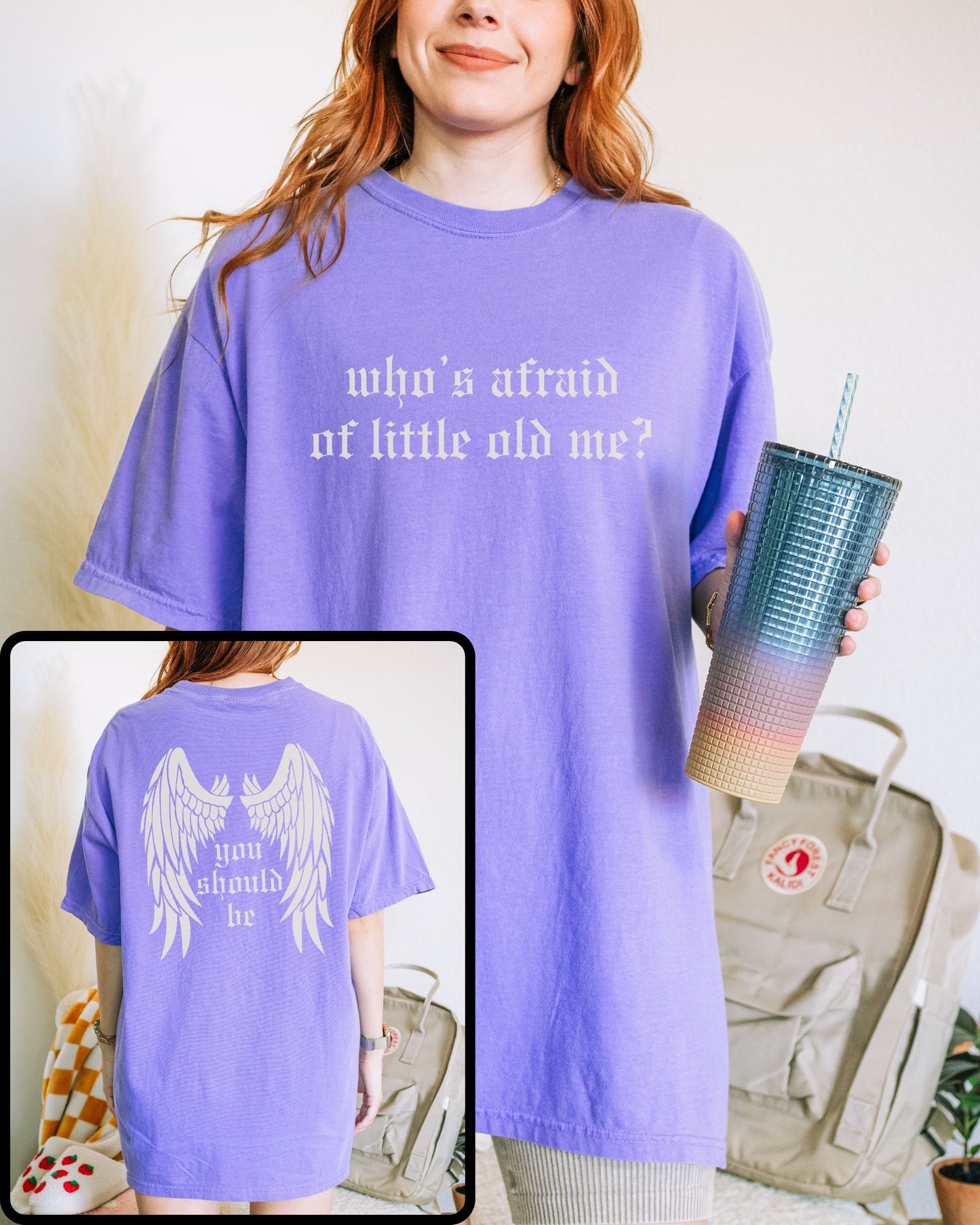 soft vintage comfort colors shirt with front and back design