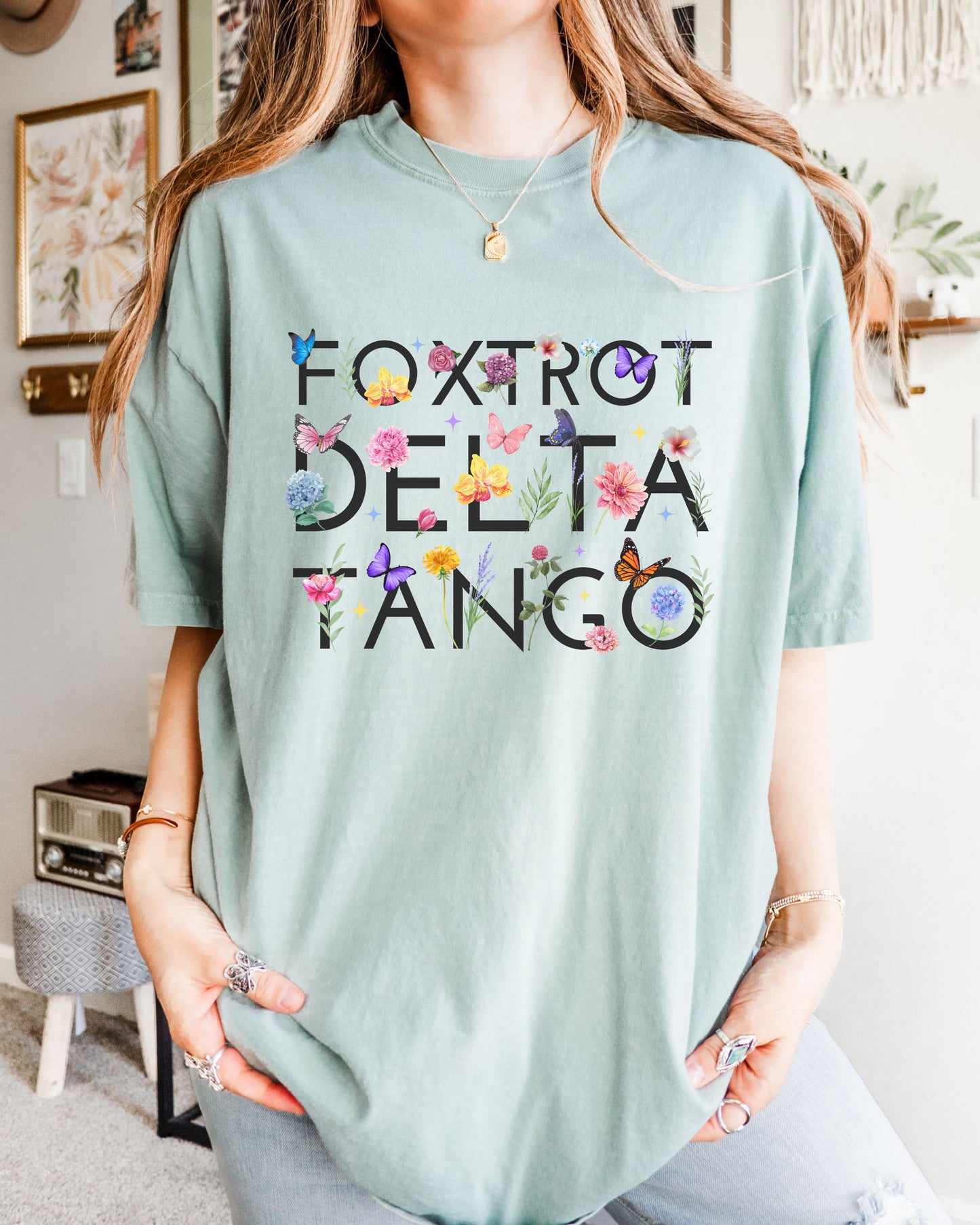 Foxtrot Delta Tango T-Shirt – Graphic Comfort Colors Tee