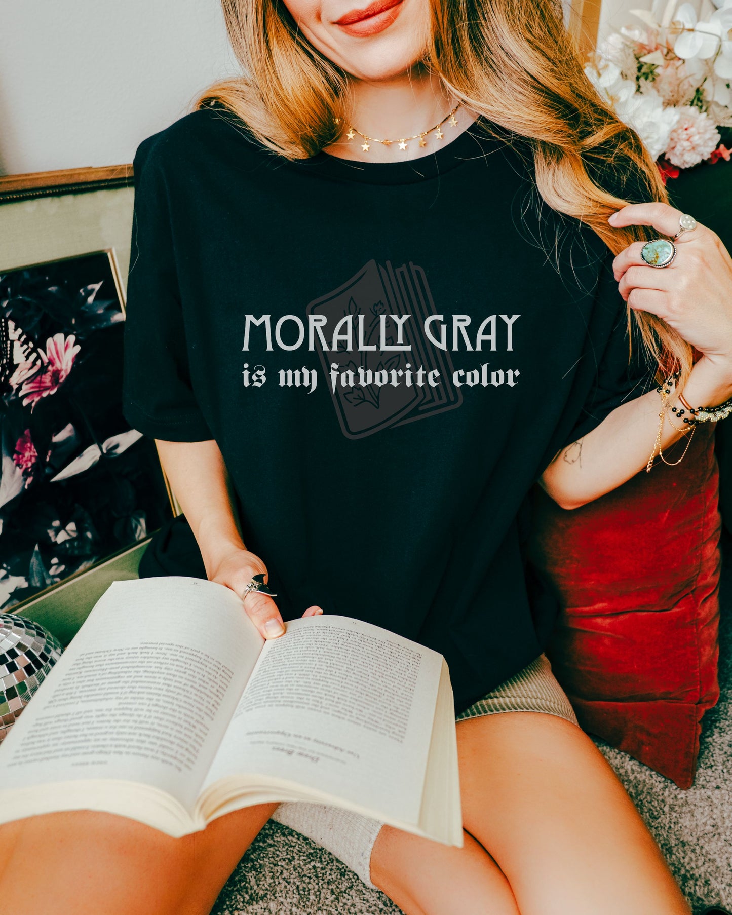 Morally Gray Is My Favorite Color T-Shirt – Bookish Dark Academia Tee