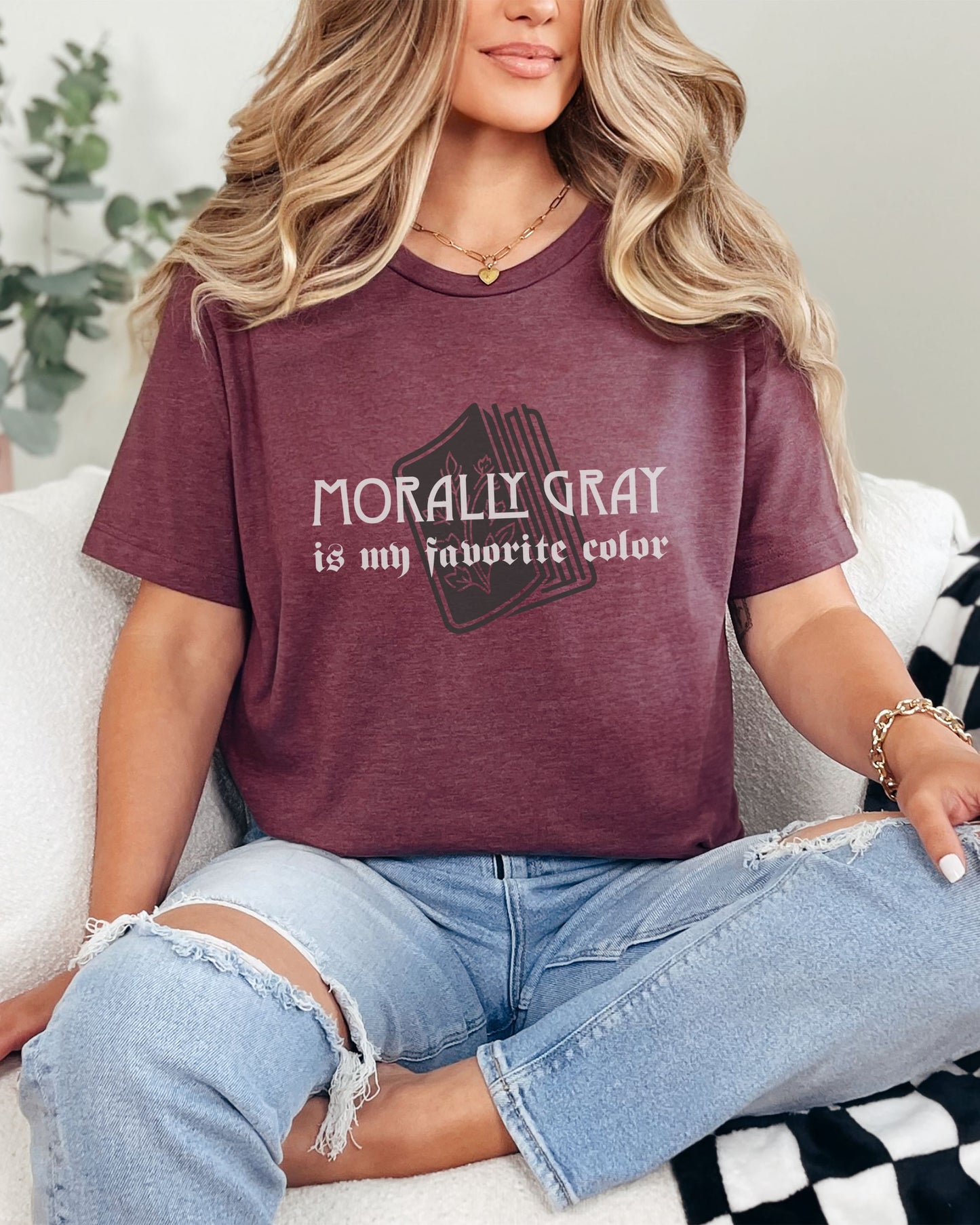Morally Gray Is My Favorite Color T-Shirt – Bookish Dark Academia Tee