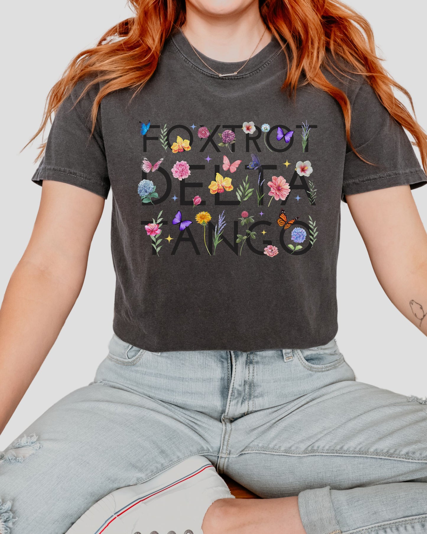 Foxtrot Delta Tango T-Shirt – Graphic Comfort Colors Tee