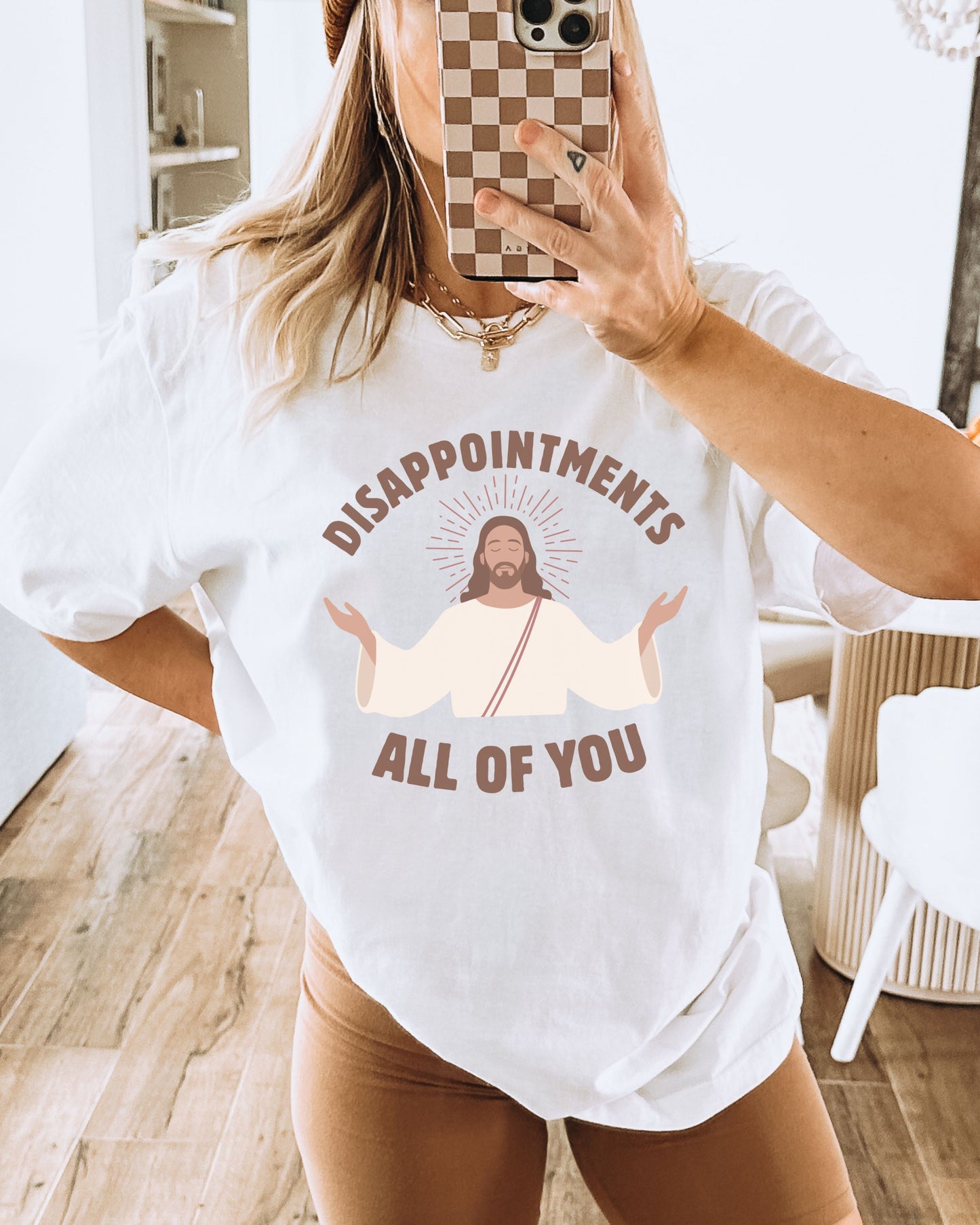 Disappointments All of You T-Shirt – Bella + Canvas Sarcastic Jesus Graphic Tee
