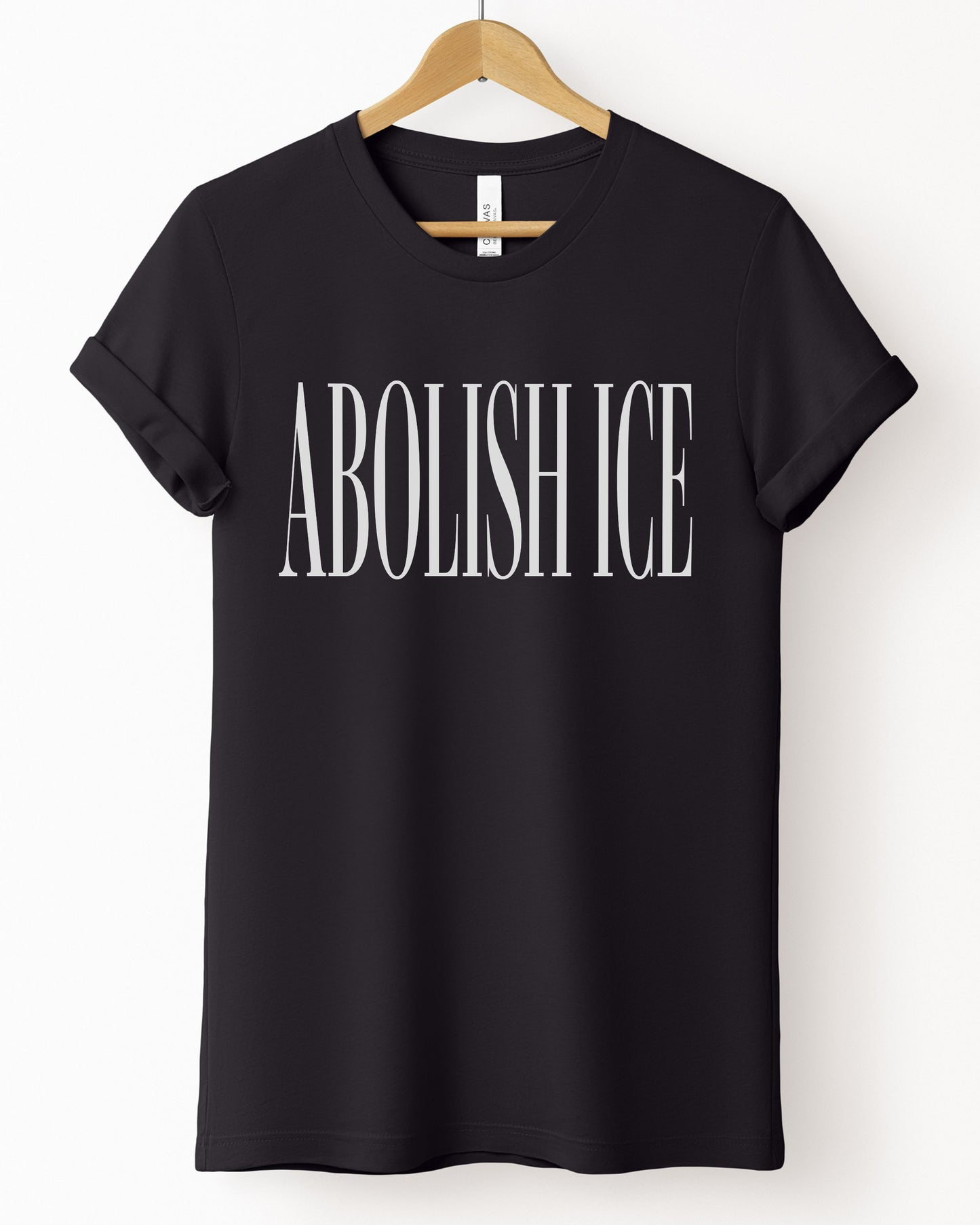 Abolish ICE T-Shirt — Political Statement Tee for Immigration Justice Activists