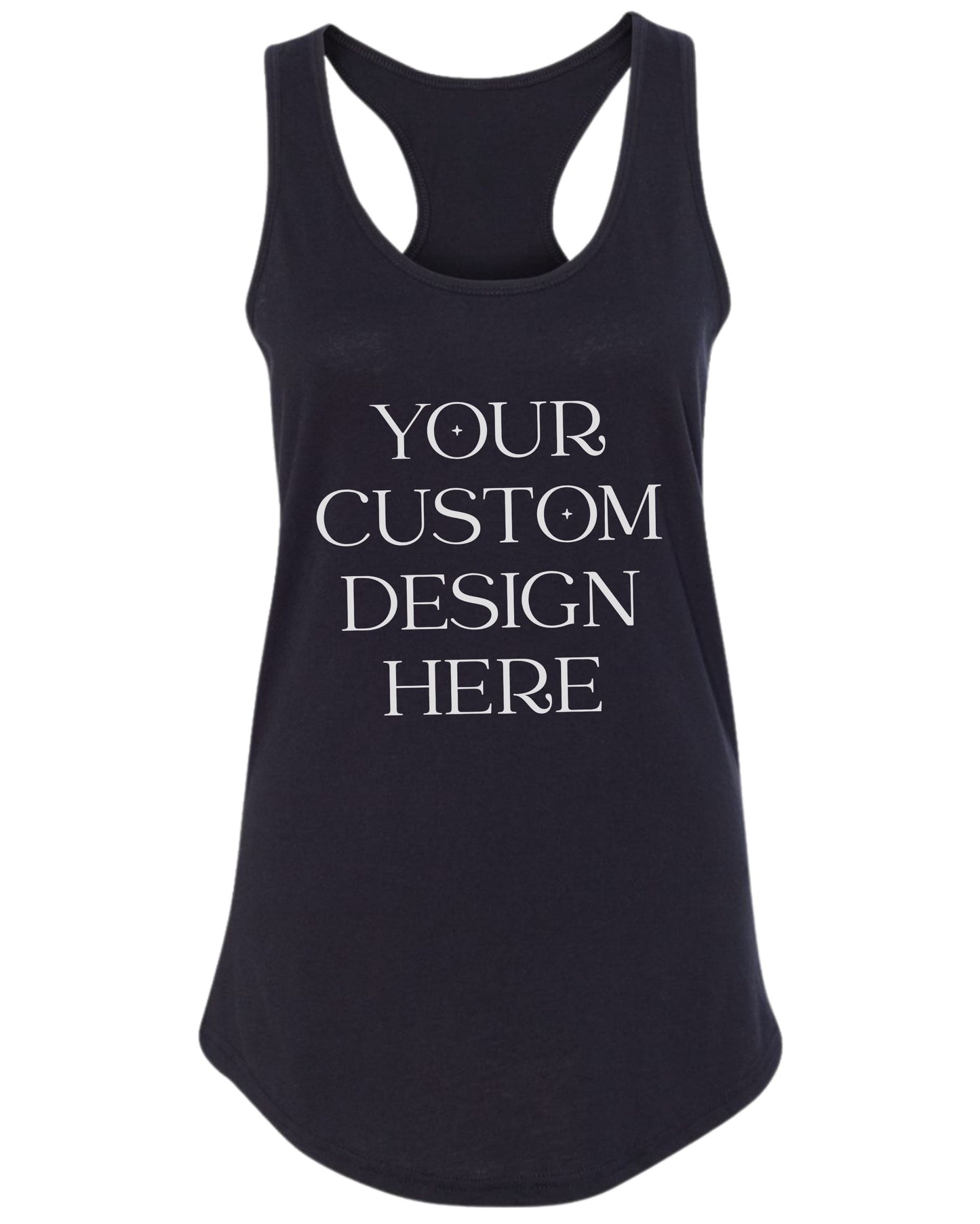 Custom Tank Top – Slim Fit Racerback Personalized Shirt