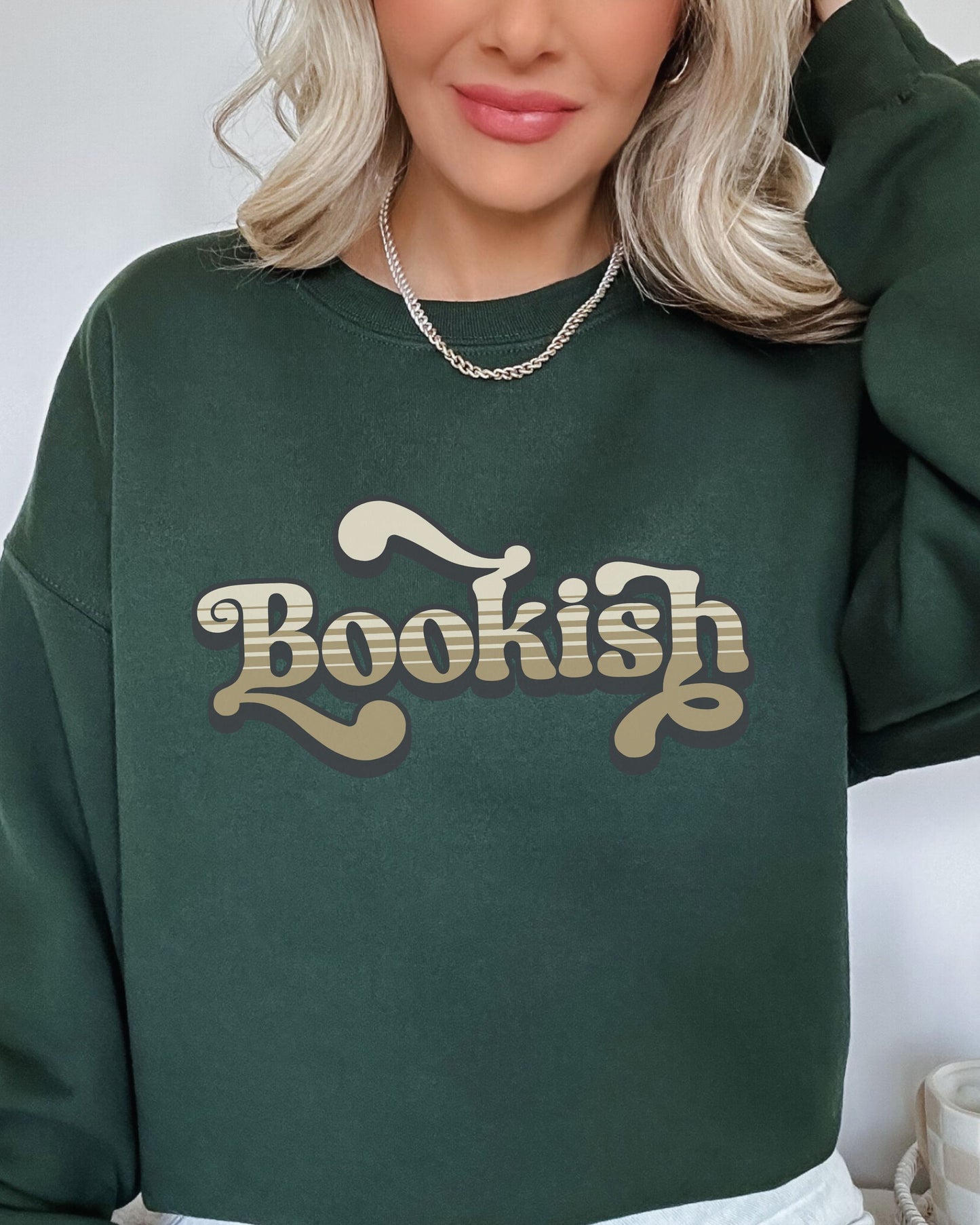 Bookish Sweatshirt – Retro Book Lover Crewneck