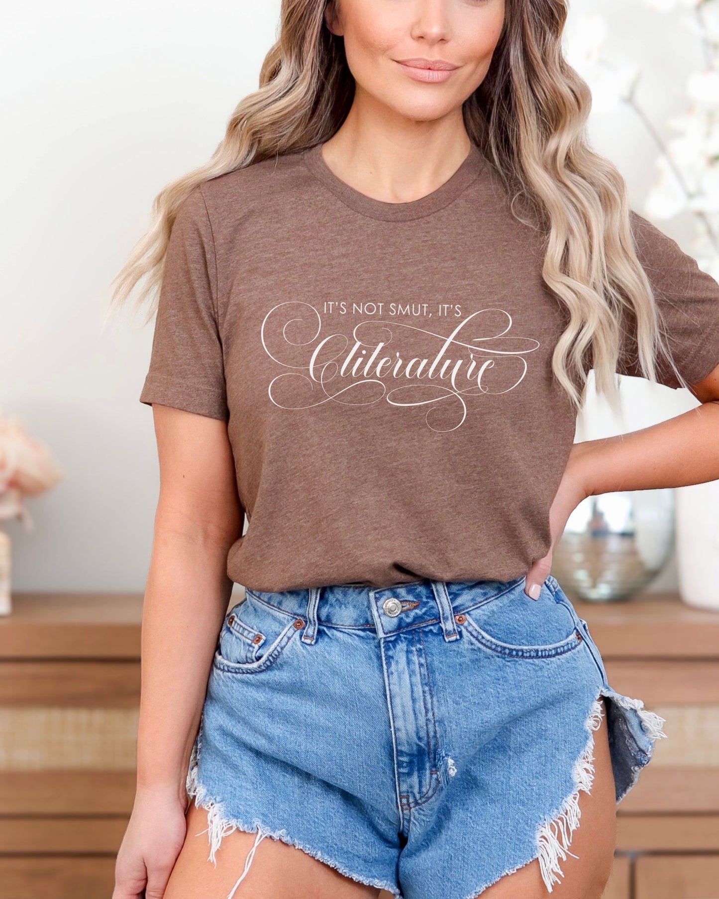 It’s Not Smut, It’s Cliterature T-Shirt – Bookish Graphic Tee