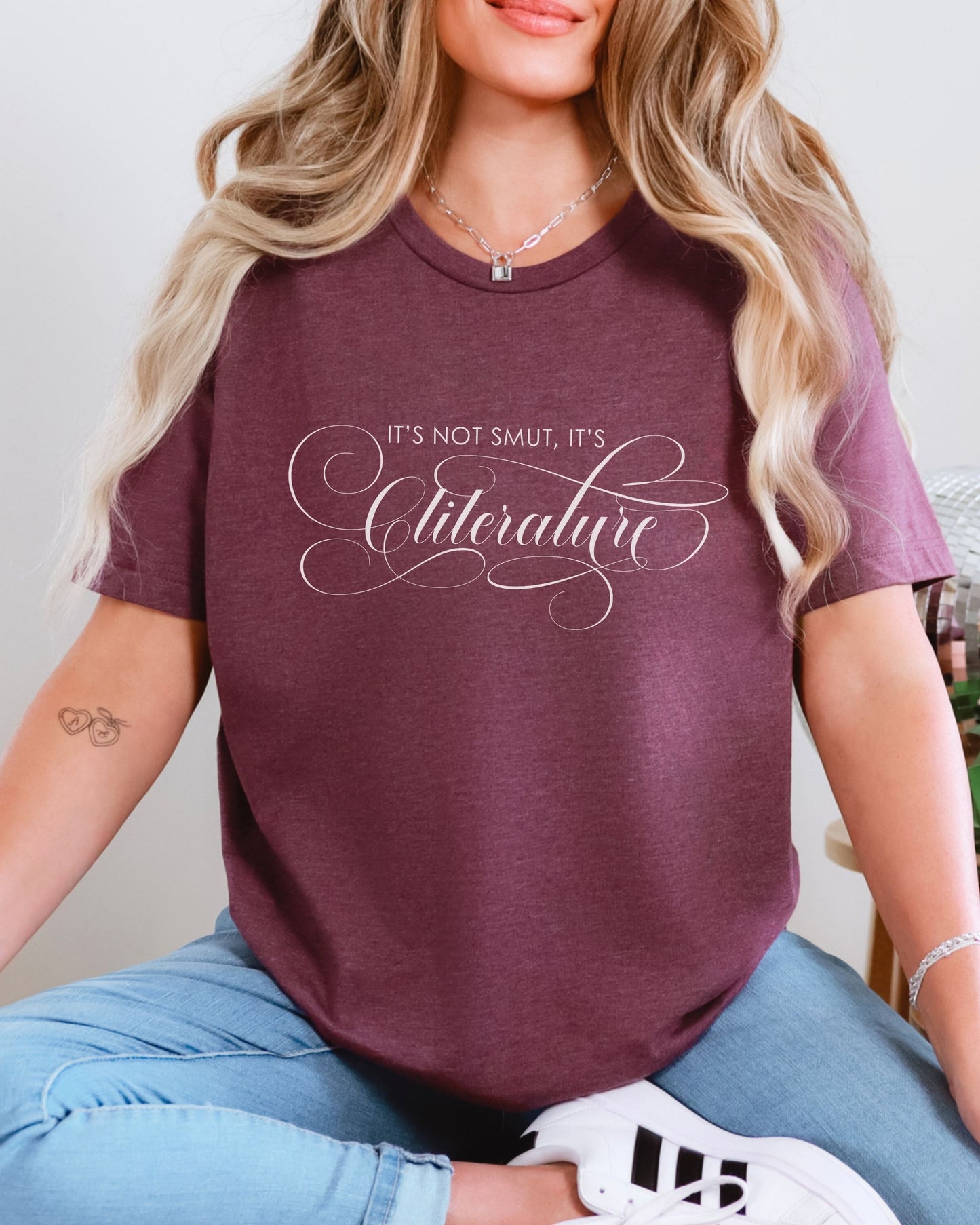 It’s Not Smut, It’s Cliterature T-Shirt – Bookish Graphic Tee