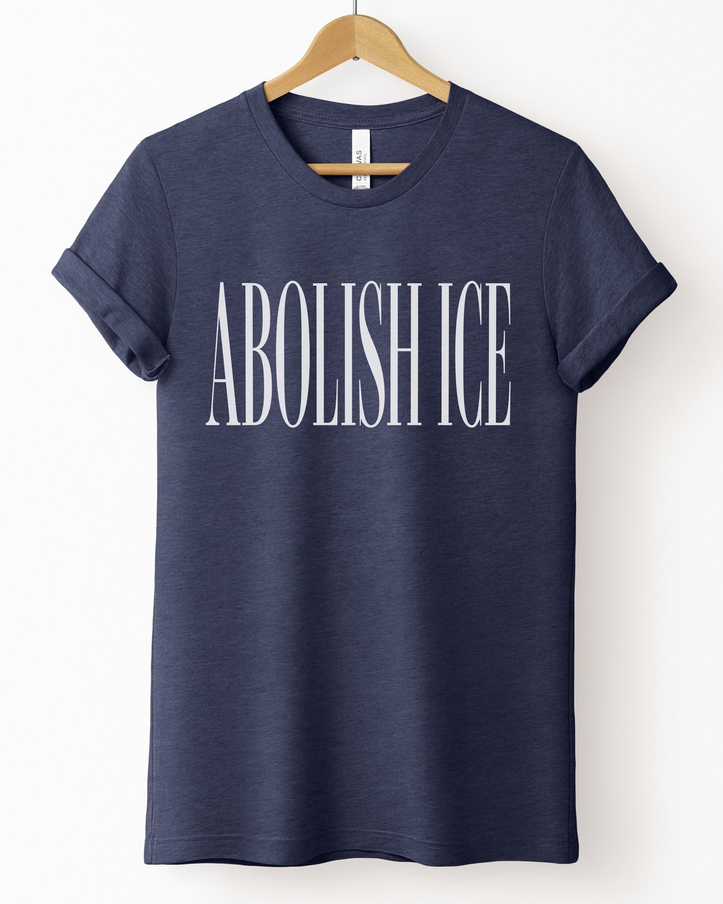 Abolish ICE T-Shirt — Political Statement Tee for Immigration Justice Activists
