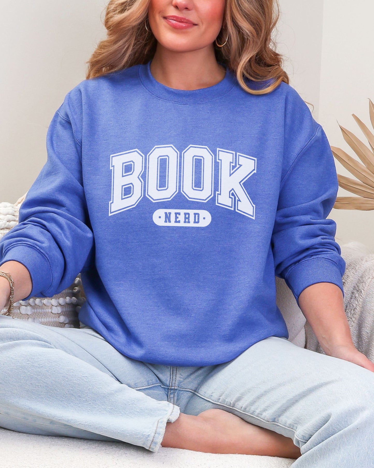 Book Nerd Sweatshirt – Varsity Bookish Crewneck Sweater