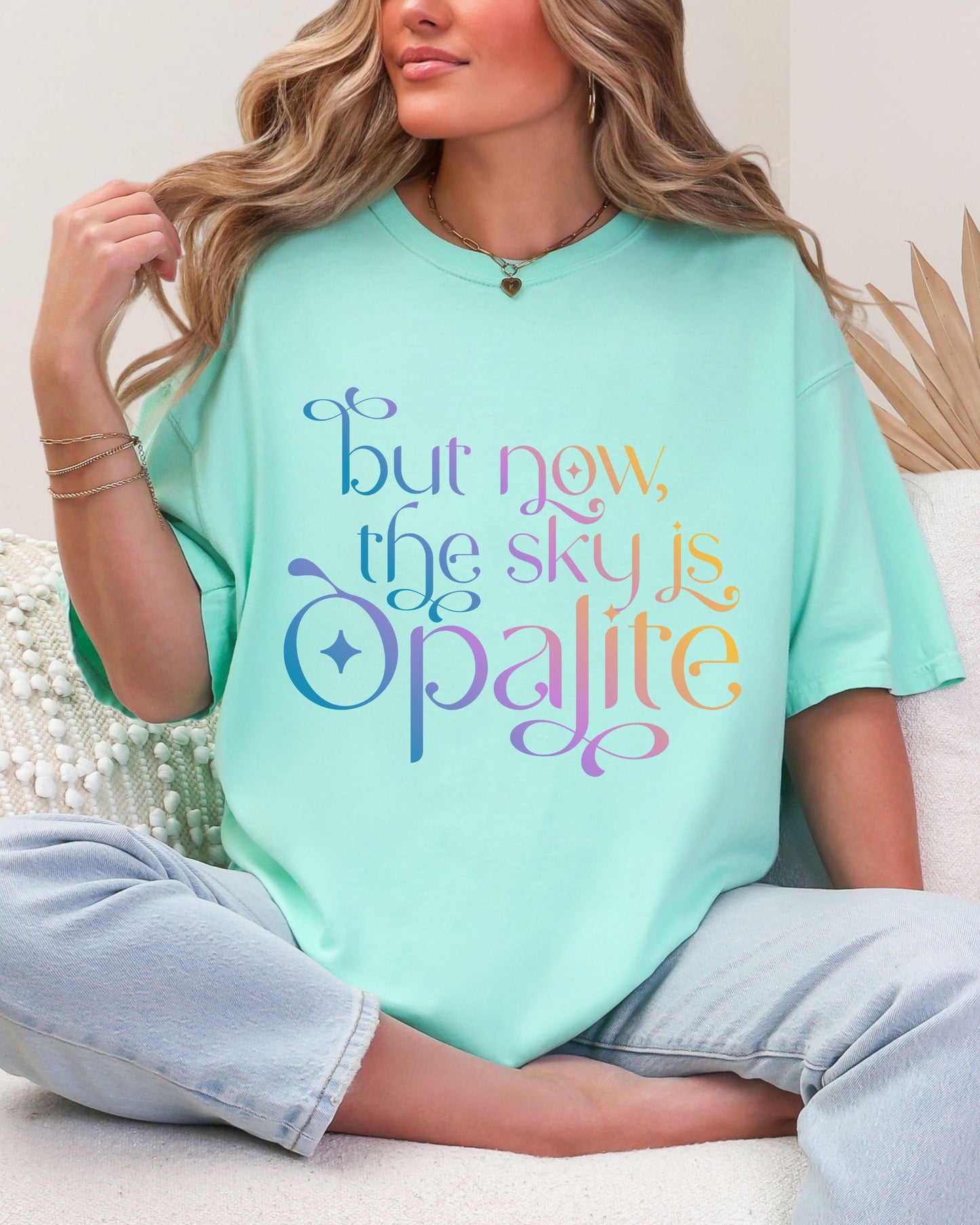 Opalite Showgirl T-Shirt – Comfort Colors Gradient Aesthetic Tee