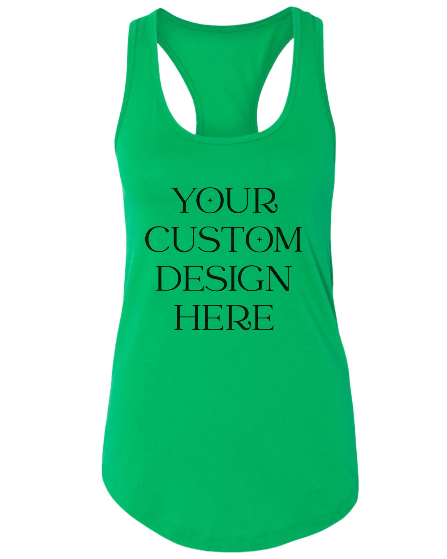 Custom Tank Top – Slim Fit Racerback Personalized Shirt