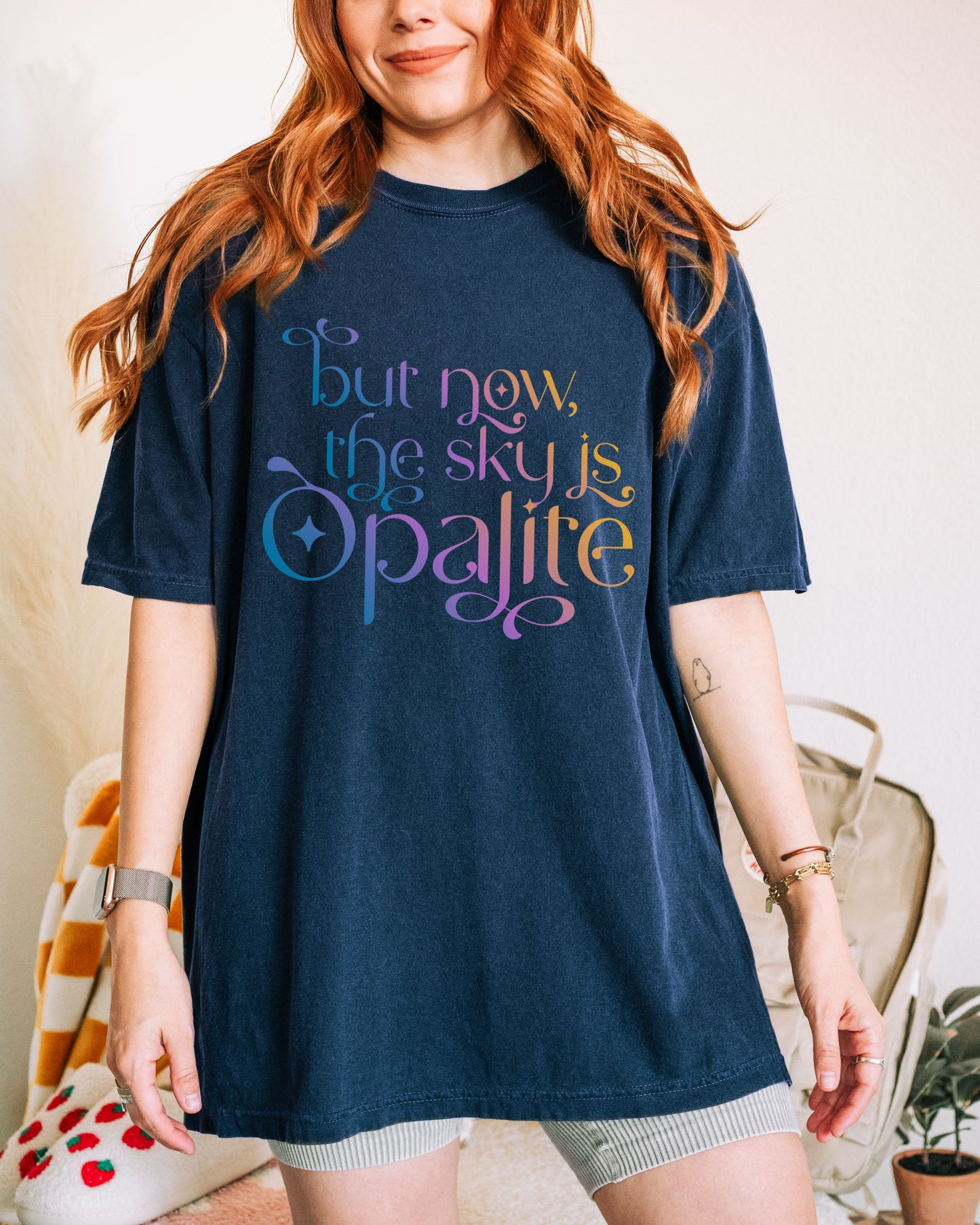 Opalite Showgirl T-Shirt – Comfort Colors Gradient Aesthetic Tee