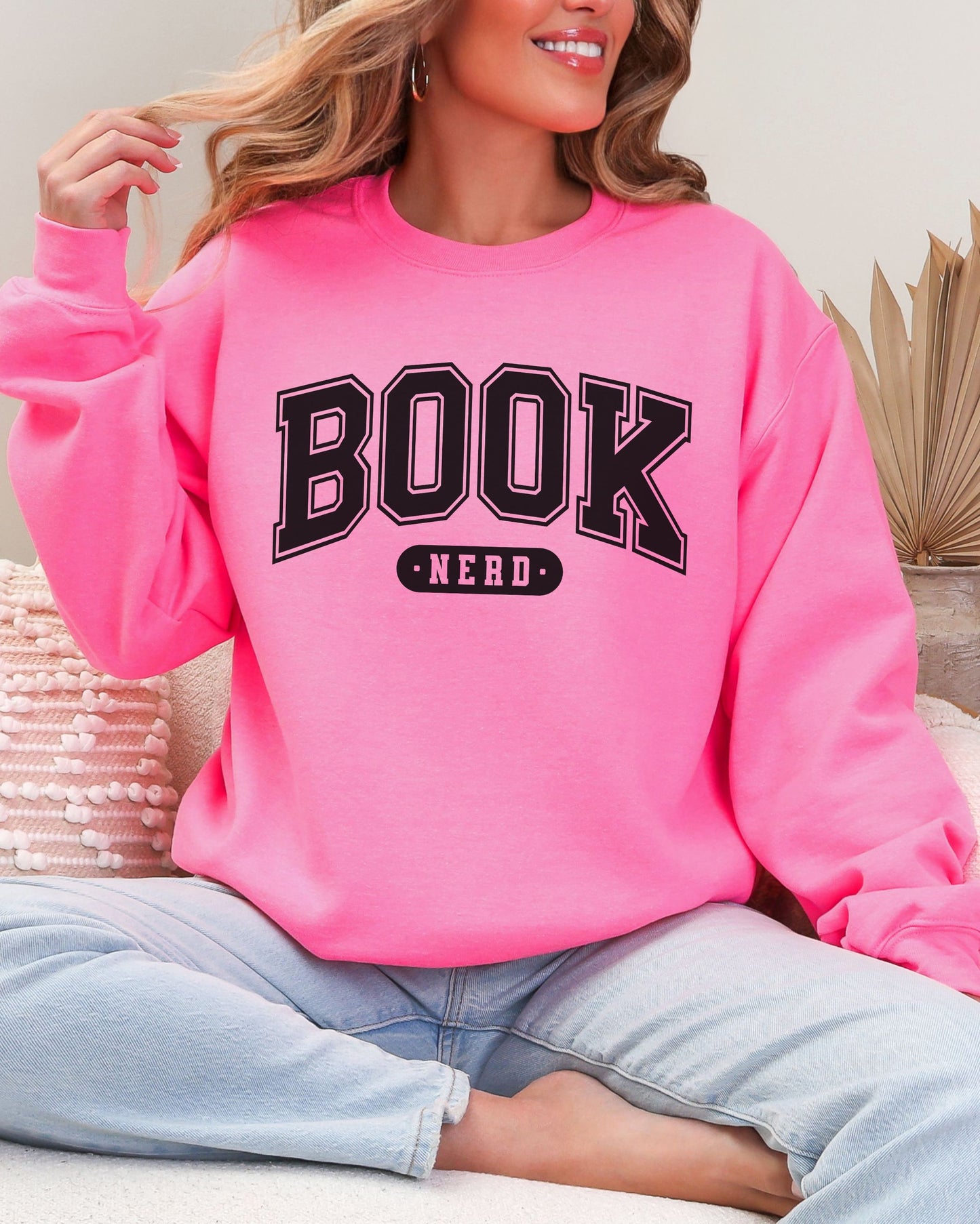 Book Nerd Sweatshirt – Varsity Bookish Crewneck Sweater