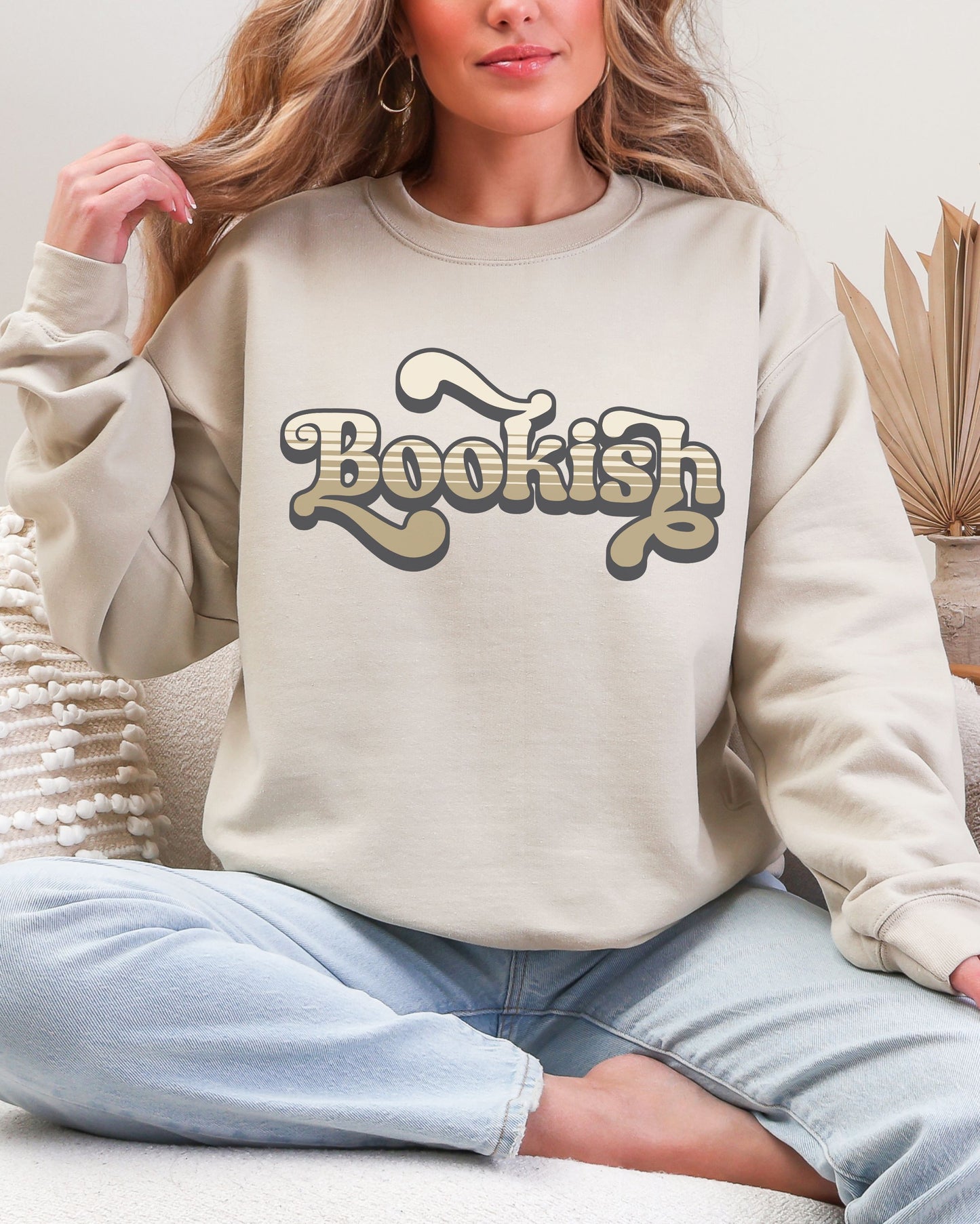 Bookish Sweatshirt – Retro Book Lover Crewneck