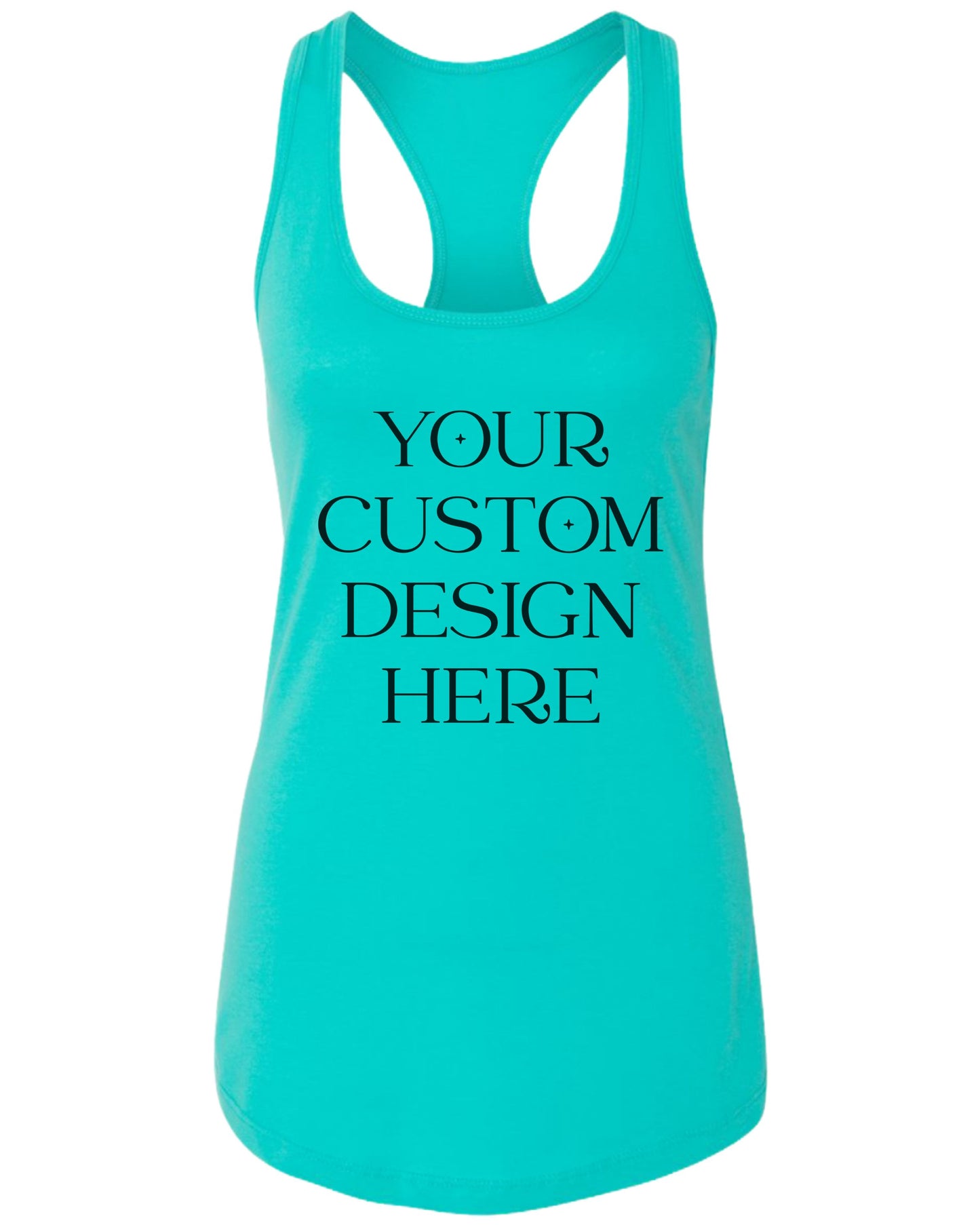 Custom Tank Top – Slim Fit Racerback Personalized Shirt