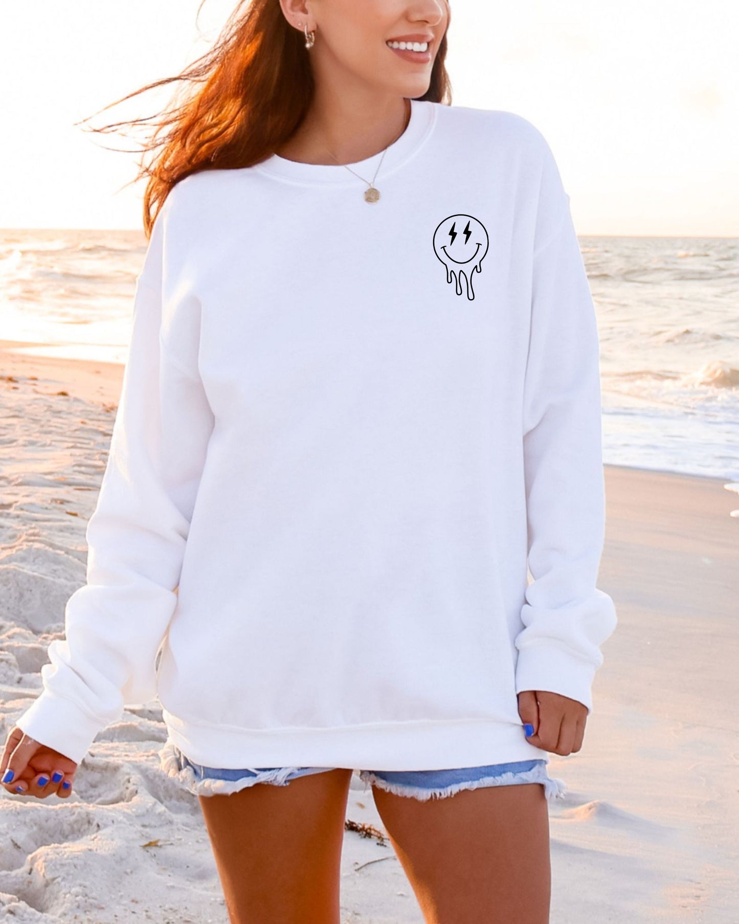 Call Me Antisocial But Please Don’t Call Me Sweatshirt – Retro Graphic Crewneck