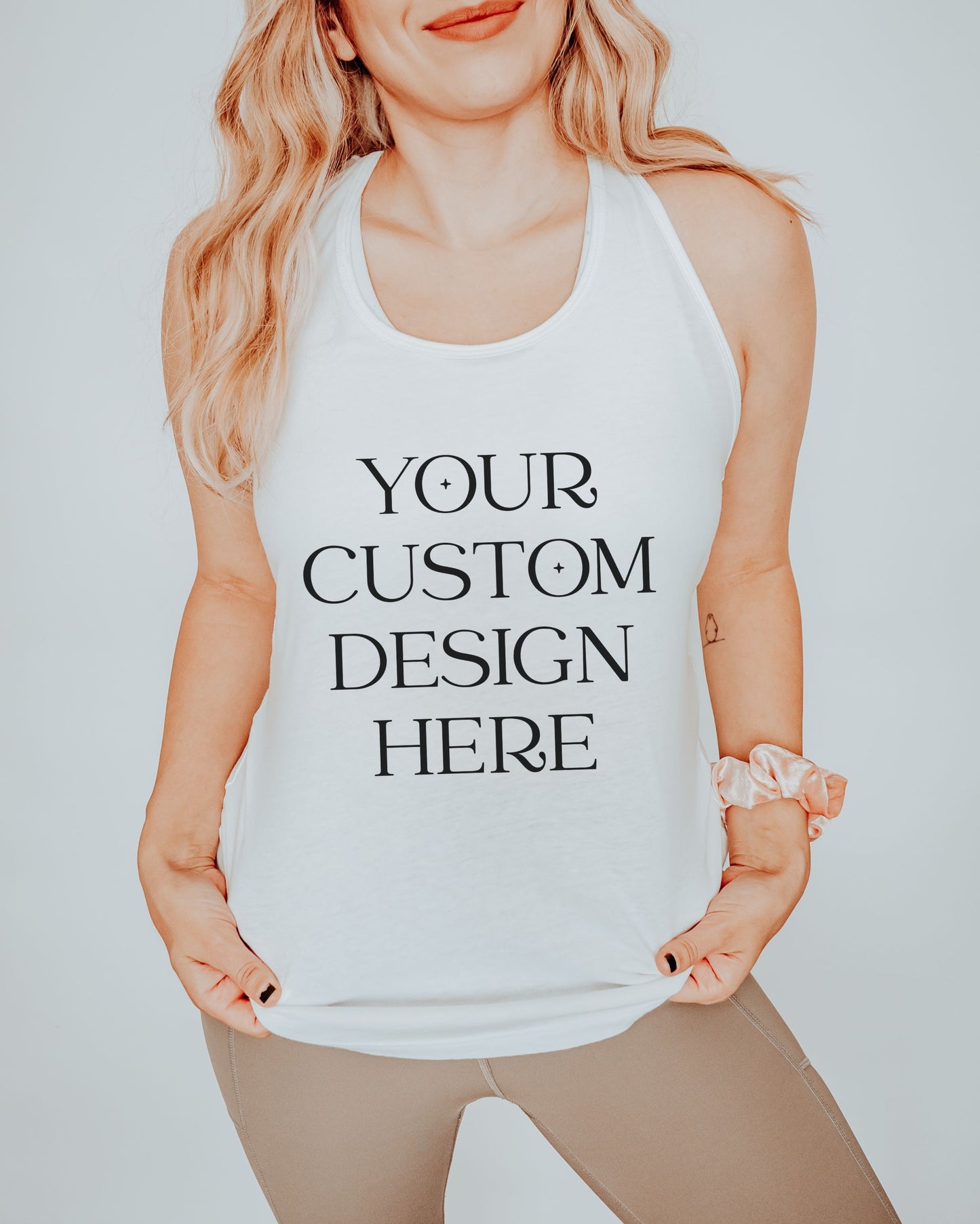 Custom Tank Top – Slim Fit Racerback Personalized Shirt
