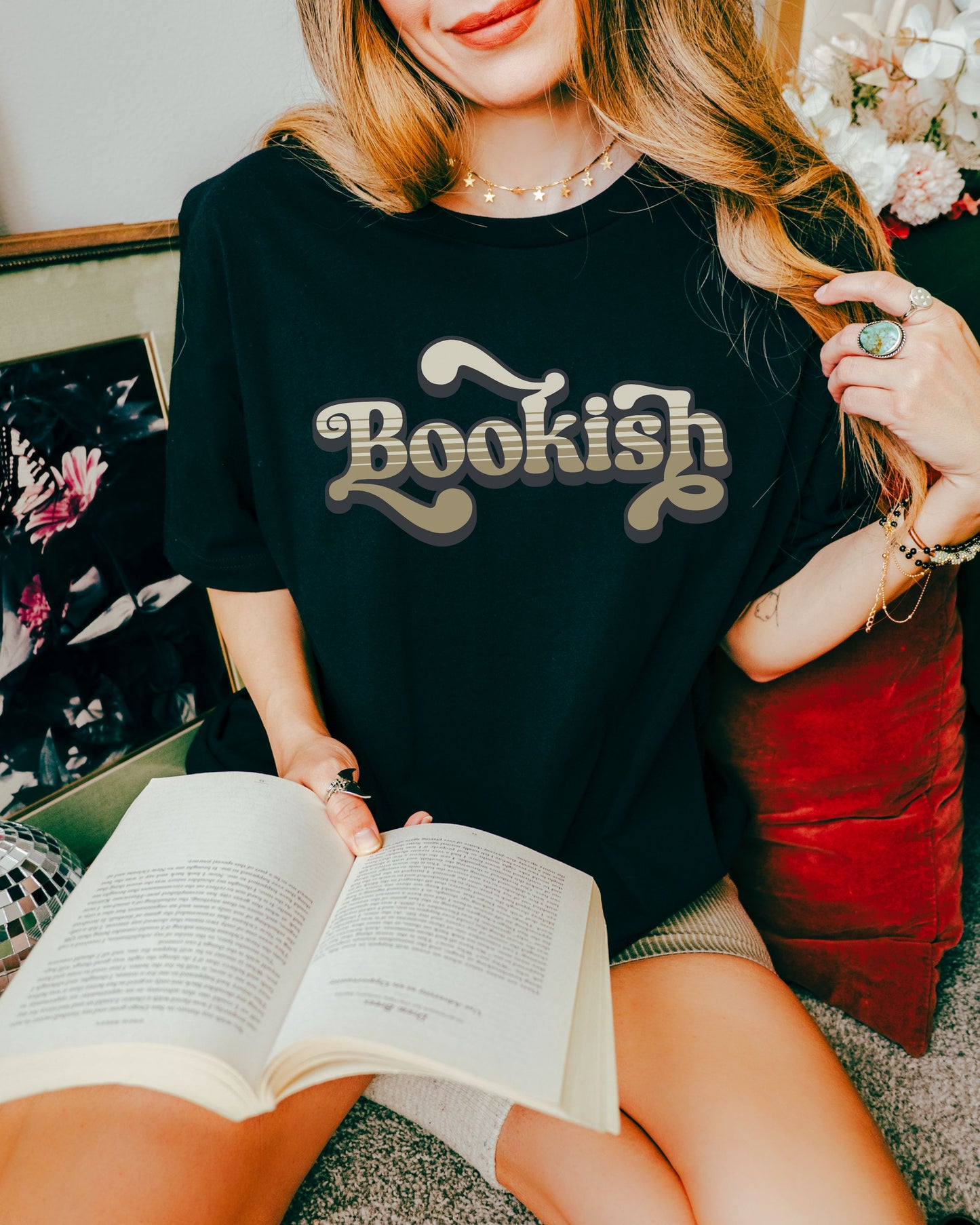 Bookish Graphic Tee — Retro Book Lover T‑Shirt