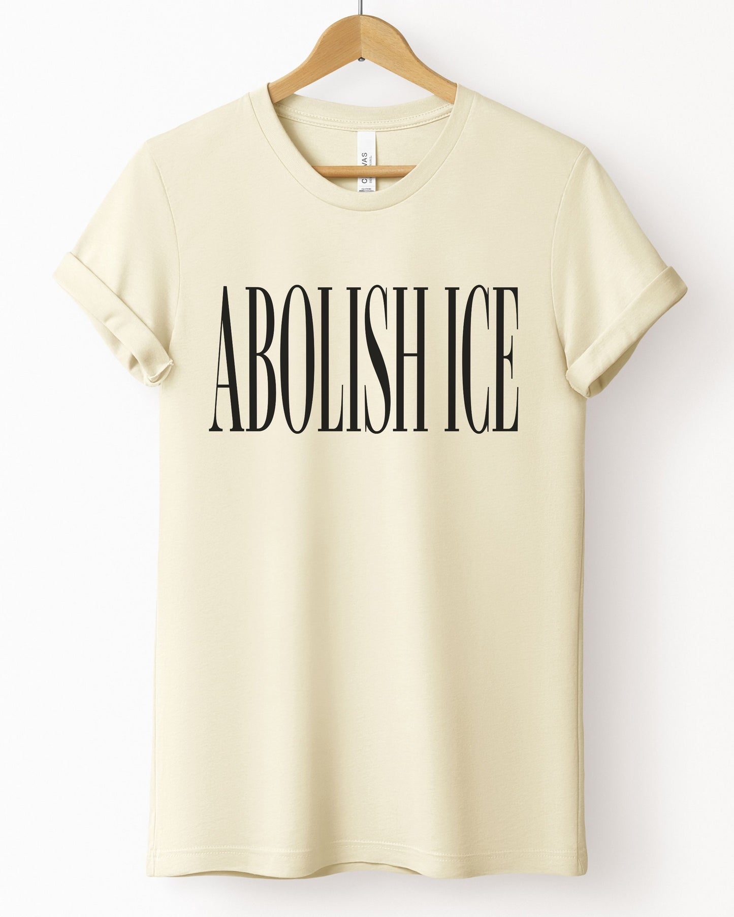 Abolish ICE T-Shirt — Political Statement Tee for Immigration Justice Activists