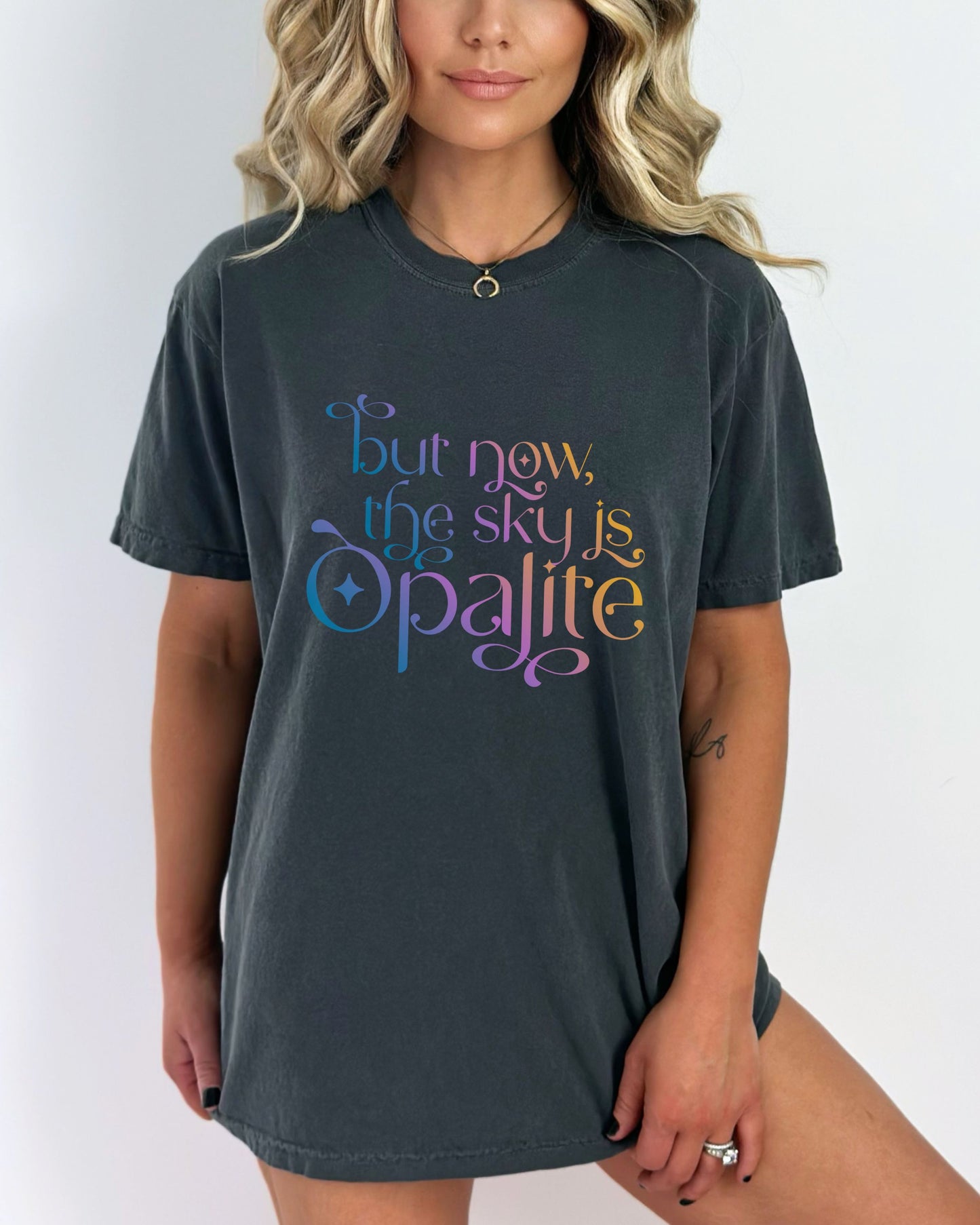 Opalite Showgirl T-Shirt – Comfort Colors Gradient Aesthetic Tee